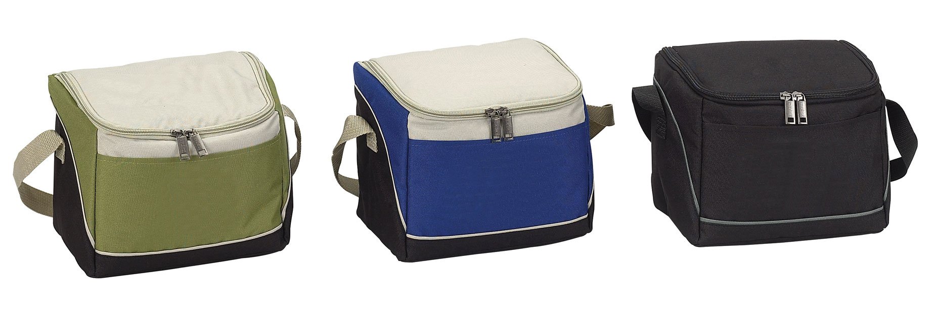 Eco-Friendly Recycled PET Cooler Bags - Set of 3 Black Insulated Coolers for Picnics, Beach Trips & Outdoor Adventures