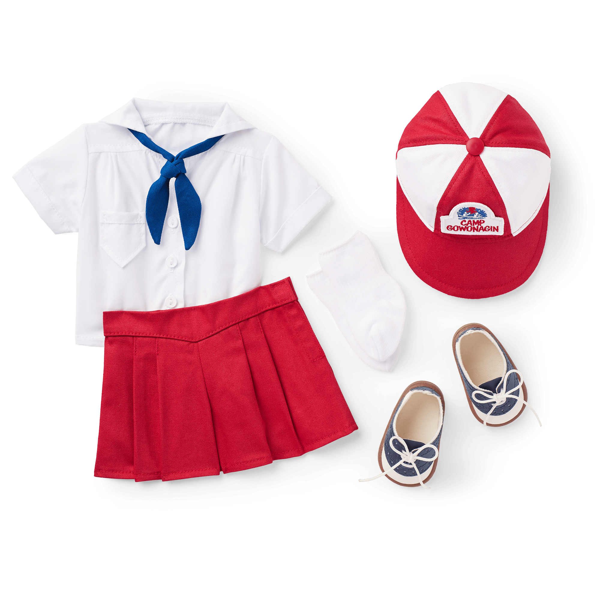 Molly’s™ Camp Gowonagin Uniform Outfit for 18 Inch Dolls - Perfect for Pretend Play, Dress-Up & Collectible Doll Accessories