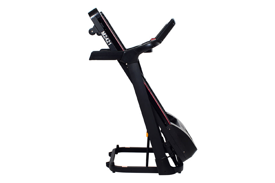 California Fitness Malibu 2421 Folding Treadmill - Compact Home Gym Equipment for Cardio Workouts | Perfect for Small Spaces & Apartment Fitness