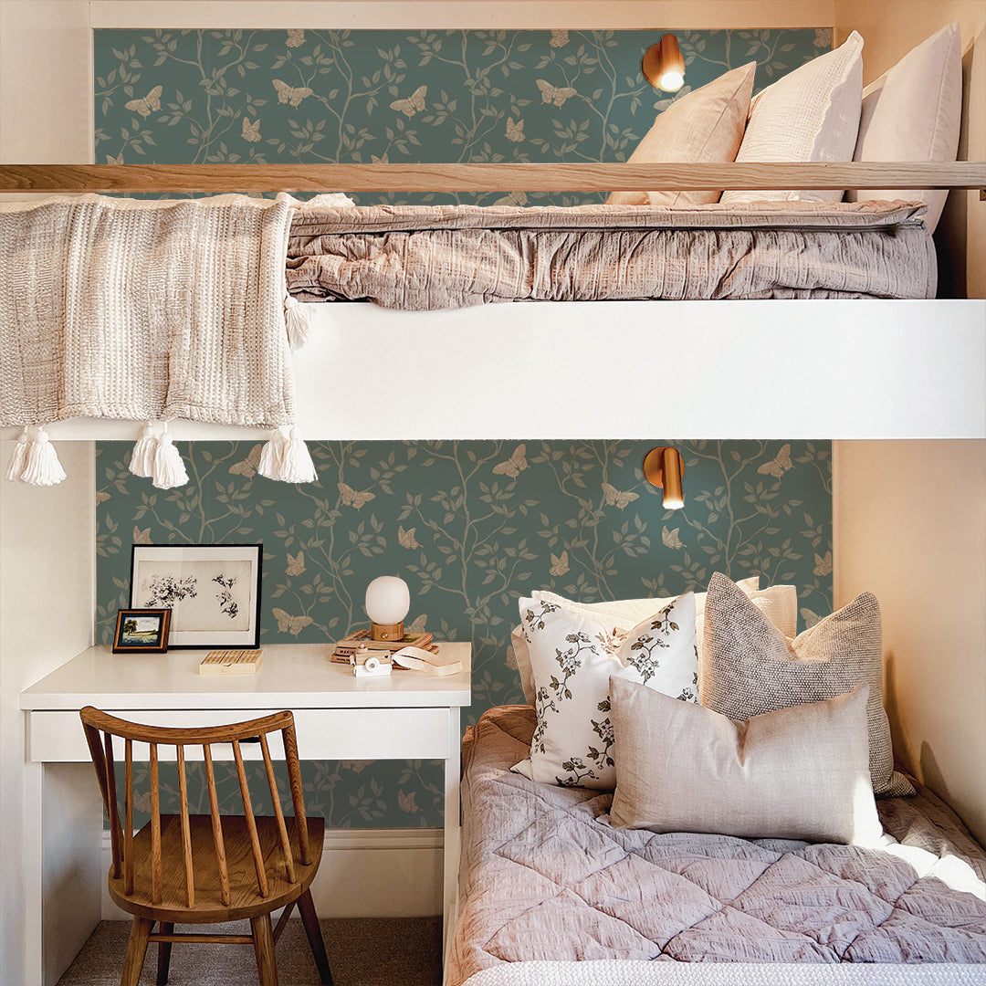 Monarch Unpasted Wallpaper - Premium Self-Adhesive Wallpaper for Home Decor - Perfect for Living Rooms, Bedrooms & Offices