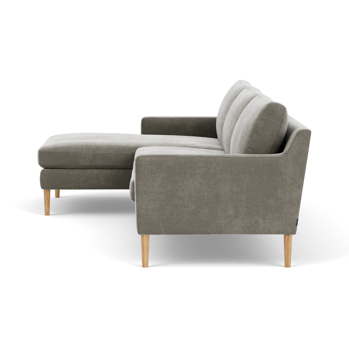 Astha Fabric Left Chaise Sofa - Modern L-Shaped Sectional Couch with Reversible Design for Living Room, Lounge & Home Theater Comfort