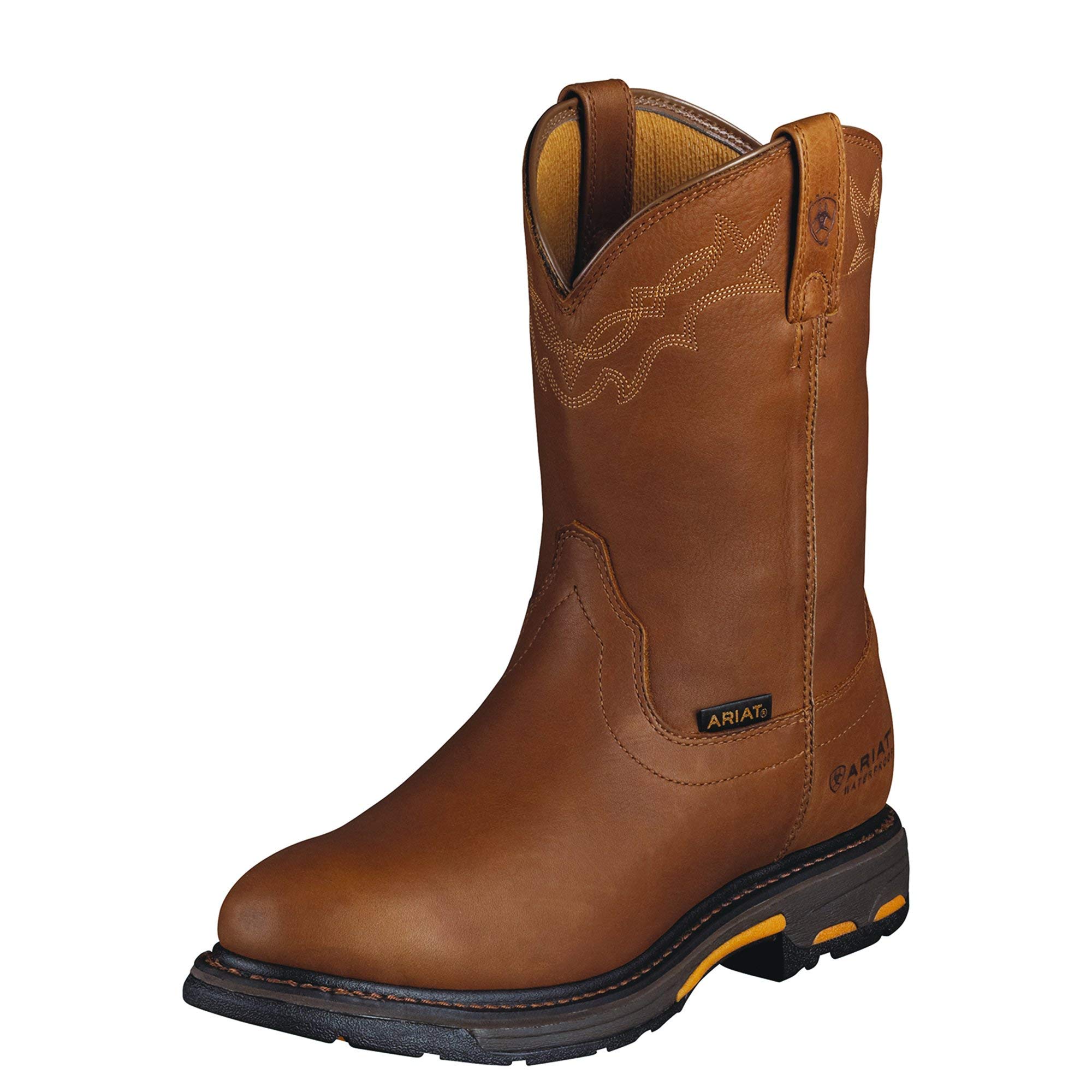 Ariat Men's WorkHog Waterproof Steel Toe Work Boots - Durable & Comfortable for Construction, Farming & Outdoor Work