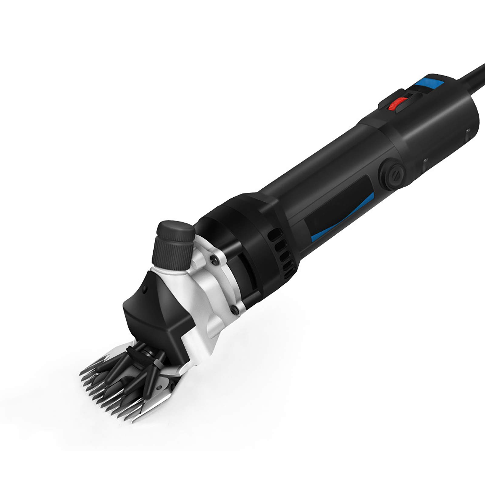 750W Heavy-Duty Livestock Electric Clippers - 6-Speed Professional Sheep Shears for Wool Shaving, Farm Animals, Goats, Horses, Cattle & Large Dogs with 13 Straight Tooth Blade - Perfect for Farm Grooming, Pet Care & Livestock Maintenance