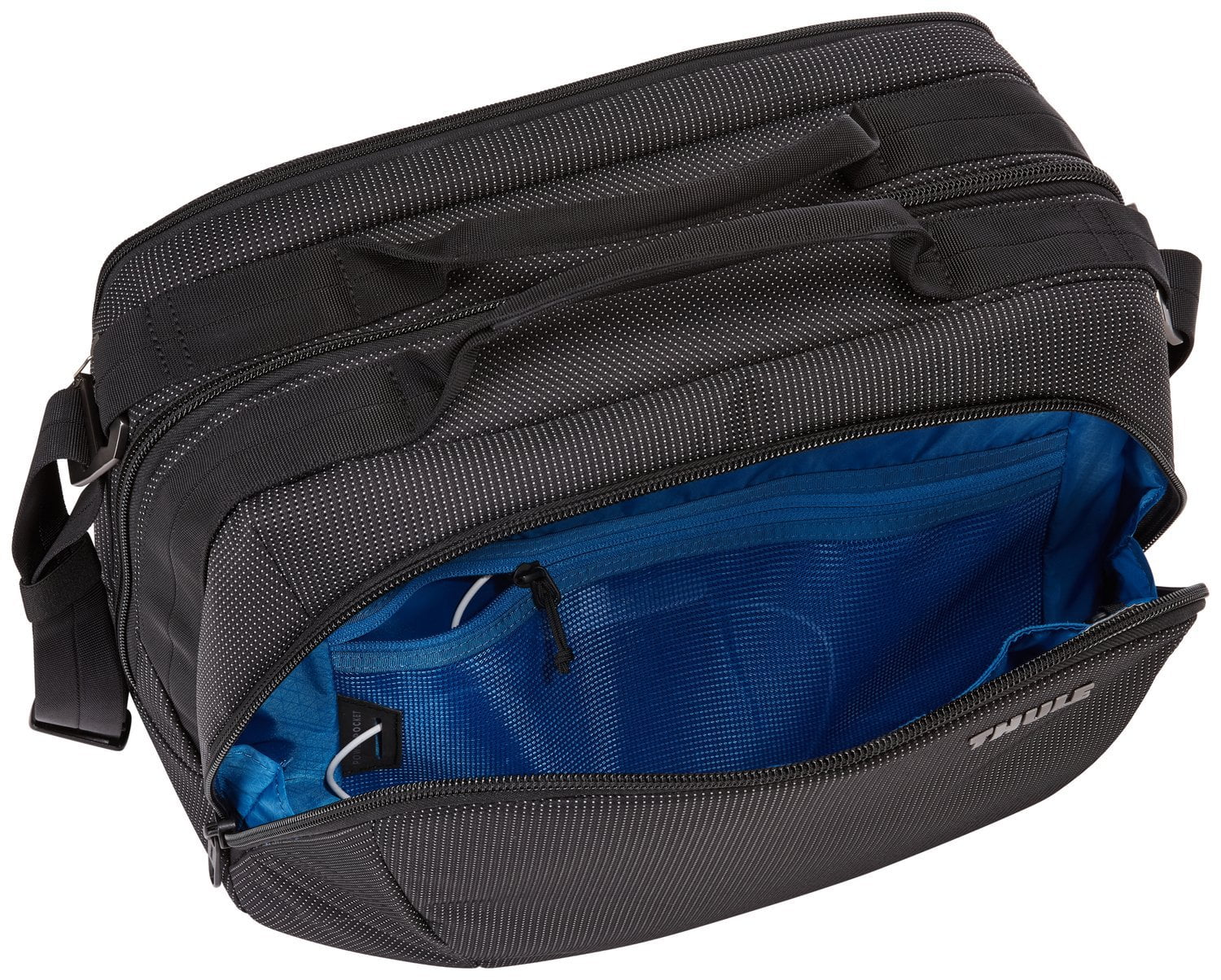 Thule Crossover 2 Rolling Luggage - Durable Carry-On Boarding Bag for Travel (Black) | Perfect for Airplane, Business Trips & Weekend Getaways