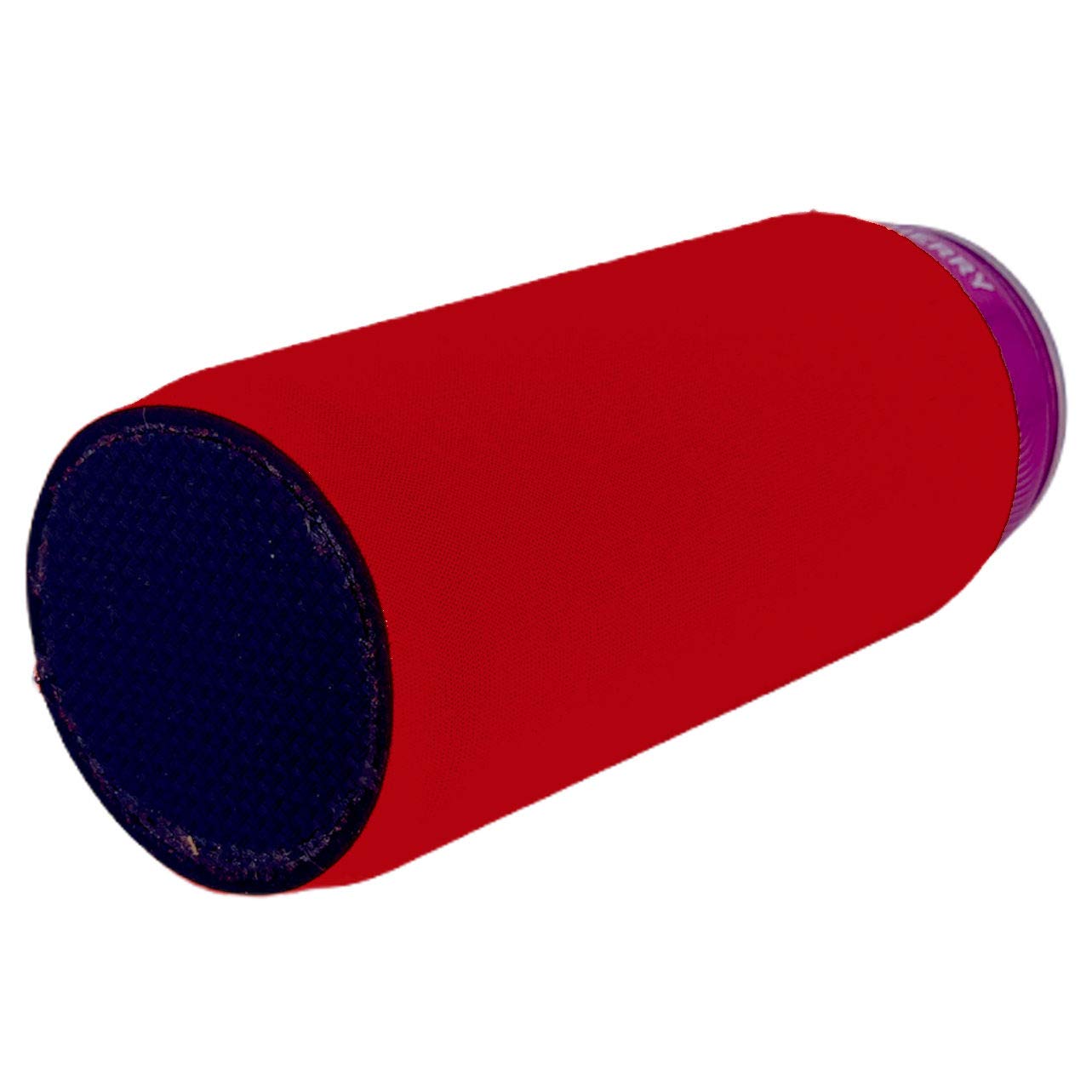 Slim Can Cooler Koozie - 6 Pack Full Bottom Insulated Beer Sleeves (Red) - Perfect for Parties, BBQs, and Outdoor Events