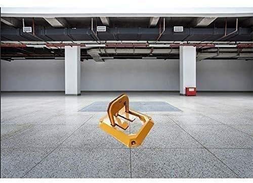 Heavy Duty Parking Lock Barrier - Manual Vehicle Parking Block, Anti-Theft Octagon Bollard for Driveways, Garages & Parking Lots - Perfect for Home, Business & Commercial Security