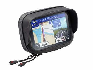 SW-MOTECH NAVI BAG PRO MED Motorcycle Tank Bag - Waterproof GPS Navigation Pouch for Adventure Touring & Urban Commuting