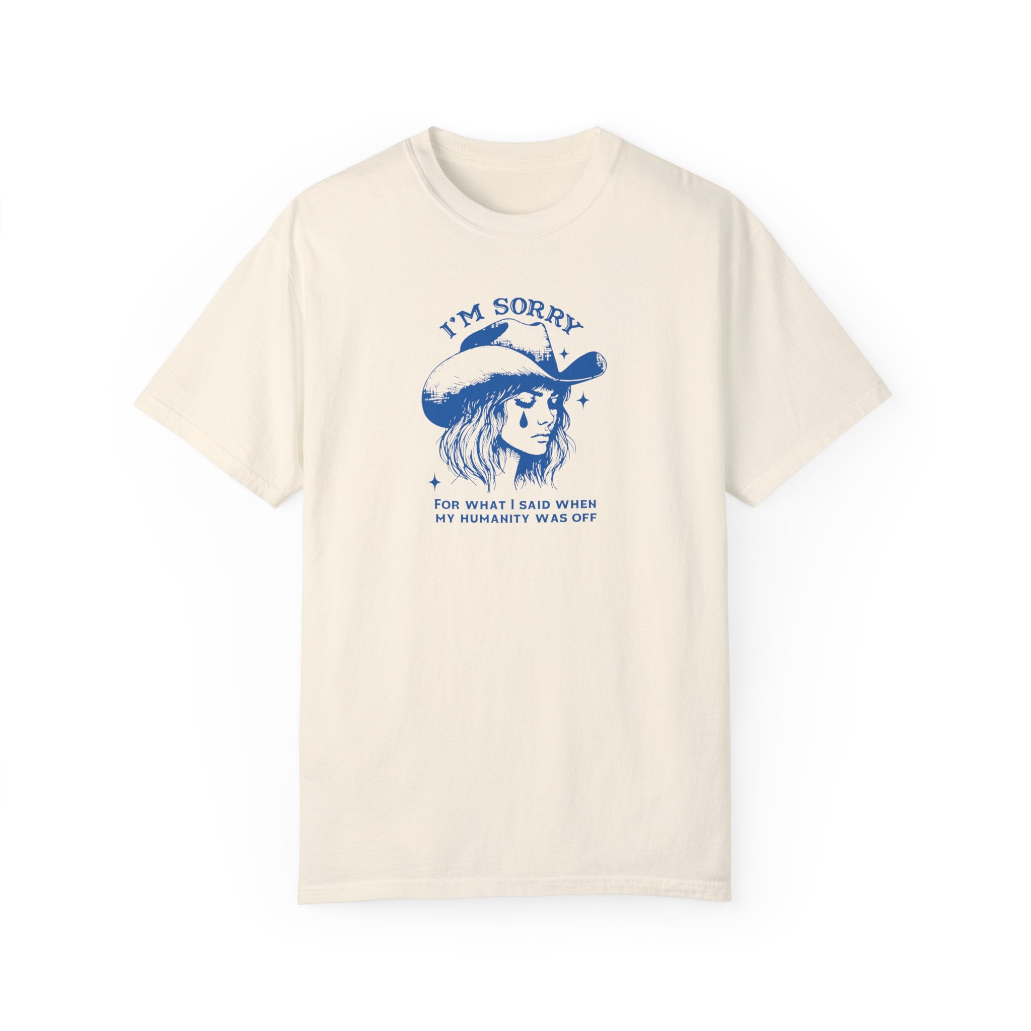 Sorry My Humanity Was Off T-Shirt - Funny Sarcastic Graphic Tee for Men & Women - Perfect for Casual Wear, Gifts & Humorous Occasions