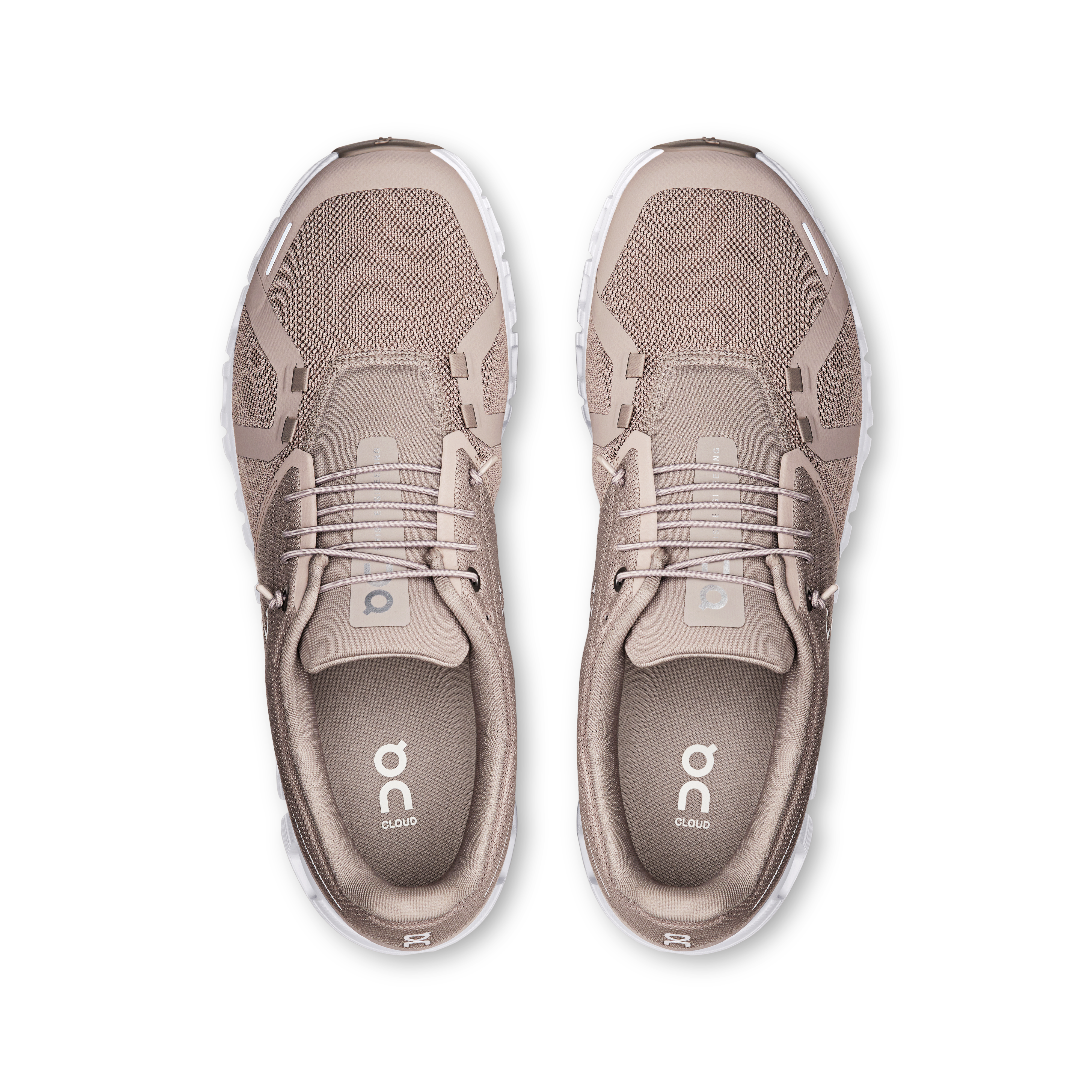 On Running Men's Cloud 6 Running Shoes - Lightweight & Breathable - Fog/White Color - Perfect for Jogging, Gym Workouts & Daily Wear