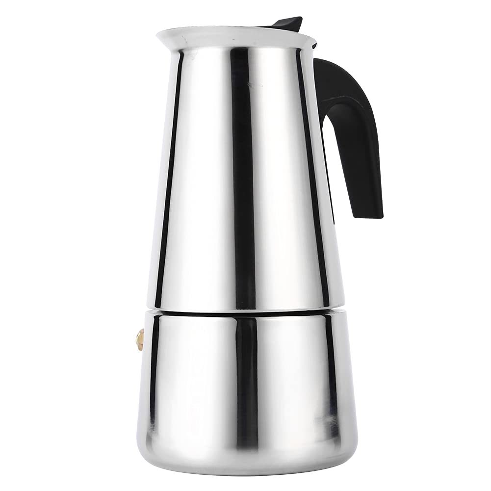 Healthy Insulating Moka Coffee Maker - 300ml for Home & Office Brewing
