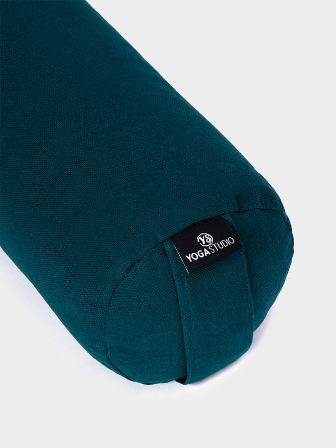 Organic Buckwheat Mini Yoga Bolster - Support for Meditation, Prenatal & Restorative Yoga - Perfect for Home & Studio Use