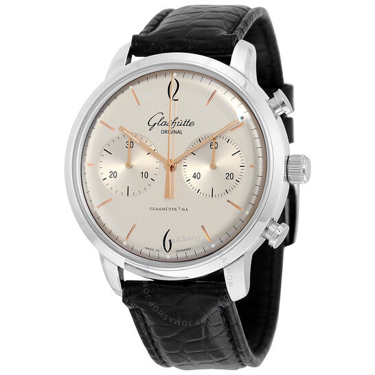 Vintage Glashutte Original Sixties Chronograph Men's Watch - Stainless Steel Timepiece for Business, Formal & Luxury Occasions