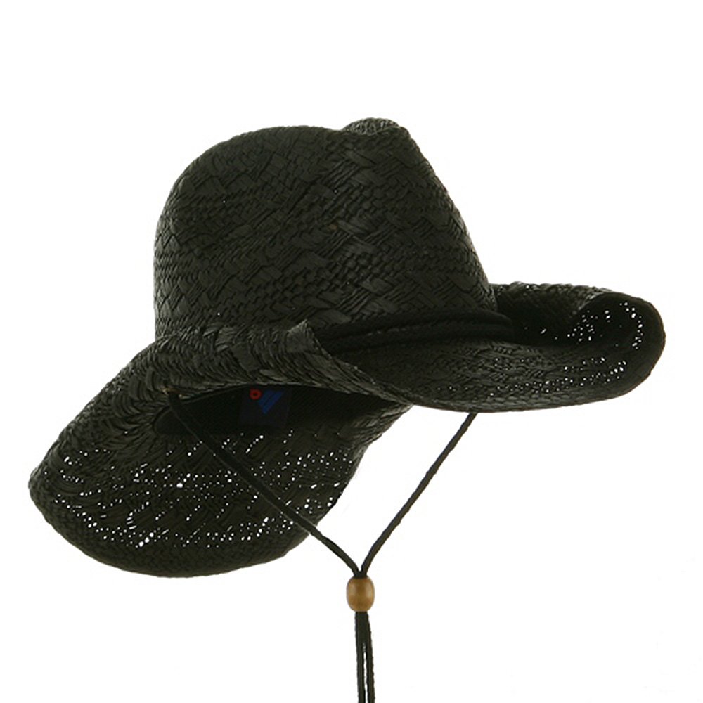 Stylish Ladies Toyo Straw Cowboy Hat for Women - Western Fashion Accessory for Outdoor, Rodeo, and Summer Events