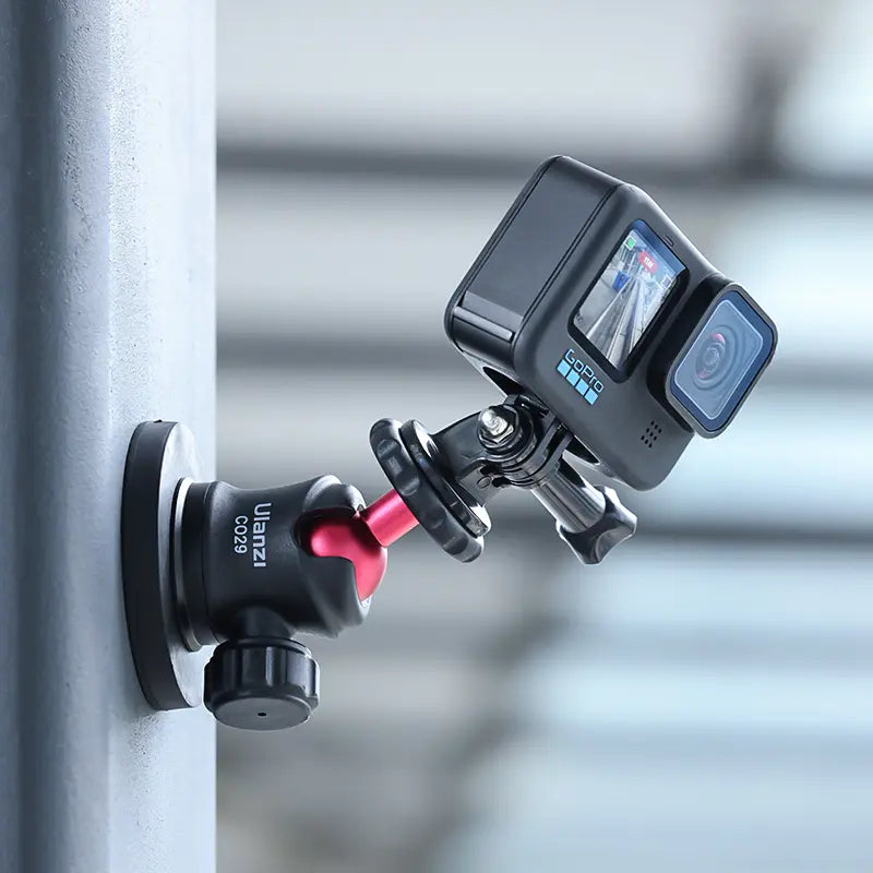 Ulanzi C062GBB1 Magnetic Camera Mount for GoPro, DJI, Action Cameras - Secure & Adjustable Hands-Free Mounting for Vlogging, Cycling, Travel Adventures