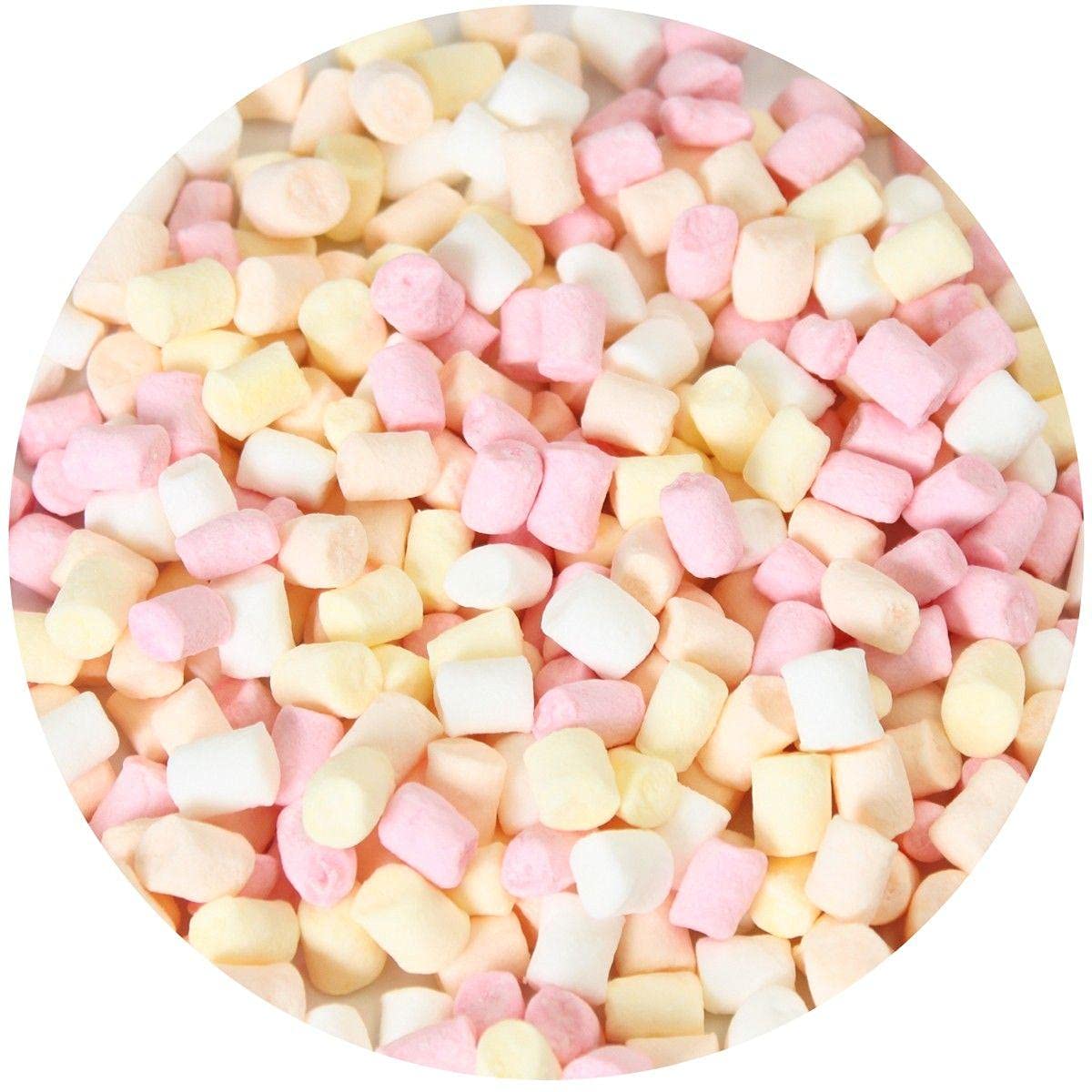 Premium Micro Marshmallows - 50g Bulk Pack - Perfect for Baking, Hot Cocoa & Dessert Decorations - Funcakes Brand