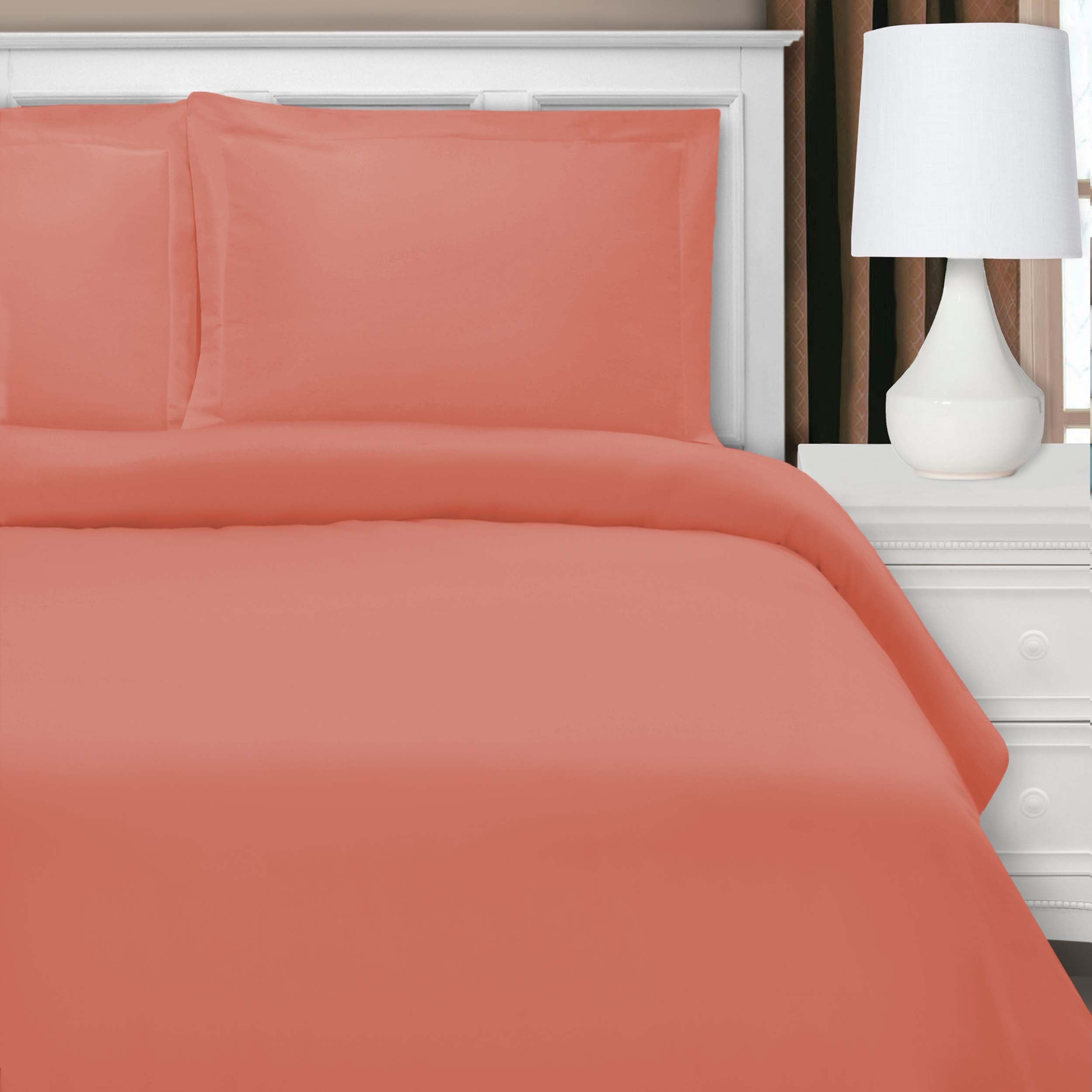 Wrinkle Resistant Cotton Blend Duvet Cover Set - Soft & Durable Bedding for All Seasons | Perfect for Master Bedroom, Guest Room & College Dorm