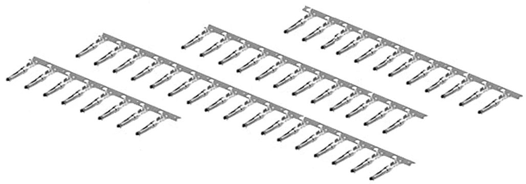 DB50 Female Crimp Type Unshielded Plastic Hood Connector - High-Quality Electrical Terminals for Industrial Equipment & Automotive Wiring Applications