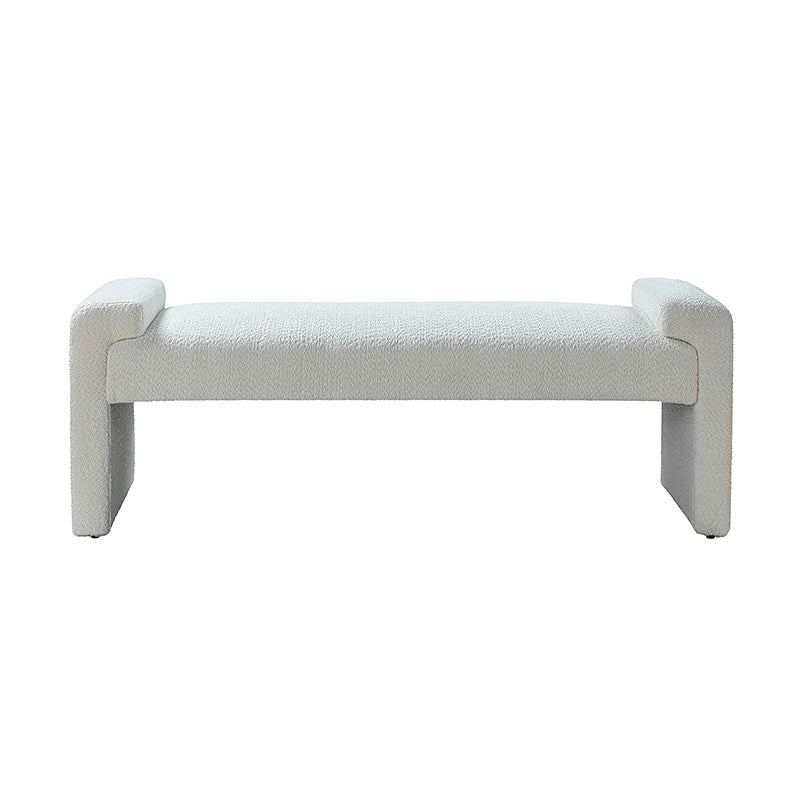 Vittoriano Upholstered Bed Foot Bench - Stylish Storage Ottoman for Bedroom, Living Room & Entryway - Perfect for Extra Seating, Shoe Storage & Home Decor