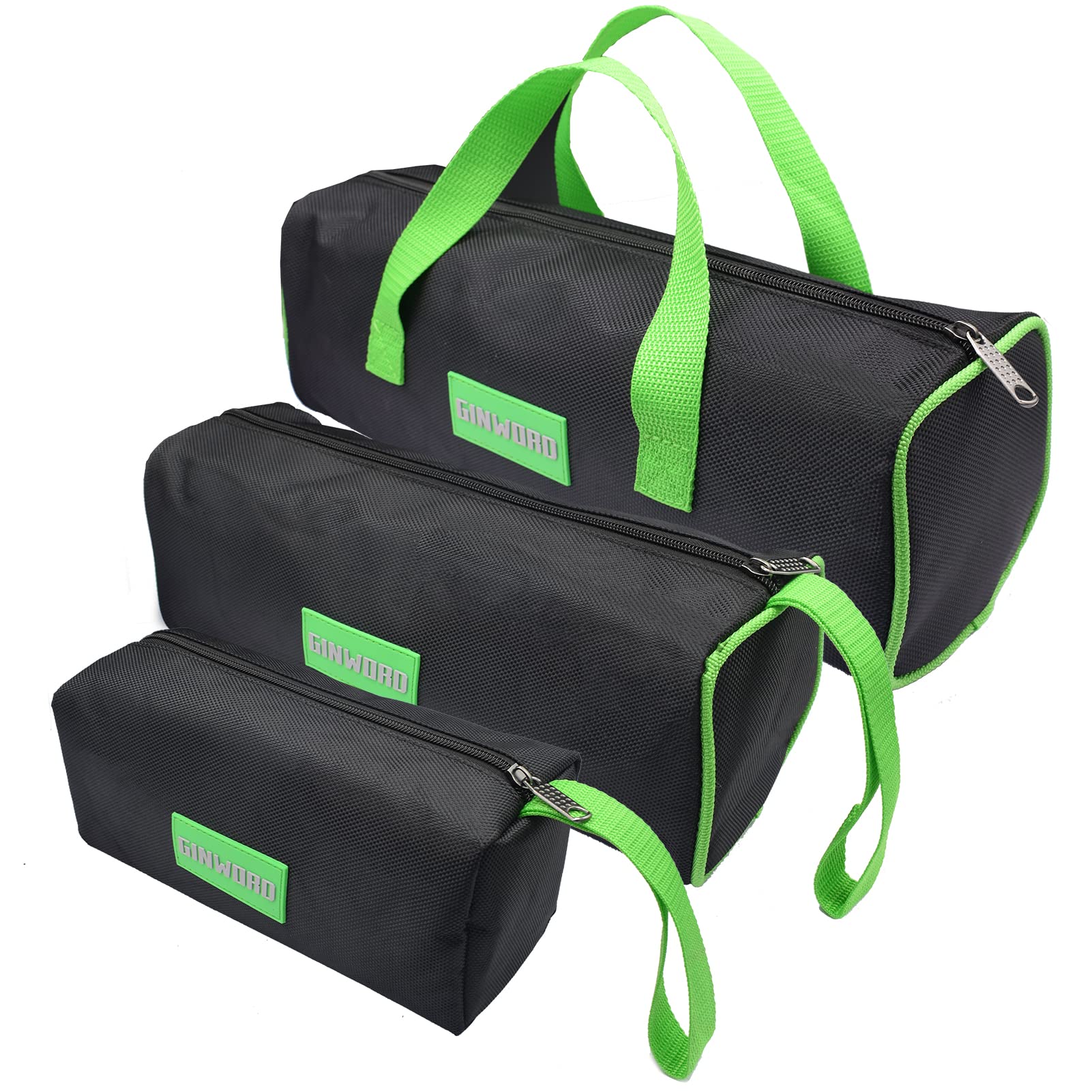 3-Piece Tool Bag Set - 10, 13 & 14 Inch Small Tool Pouch with Large Capacity | Durable Tote Organizer for Electricians, Plumbers & Gardeners | Perfect for Home Repairs, DIY Projects & Professional Work