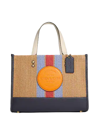 Coach Dempsey Carryall Tote Bag with Signature Patch - Stylish Leather Handbag for Women, Perfect for Work, Travel & Everyday Use