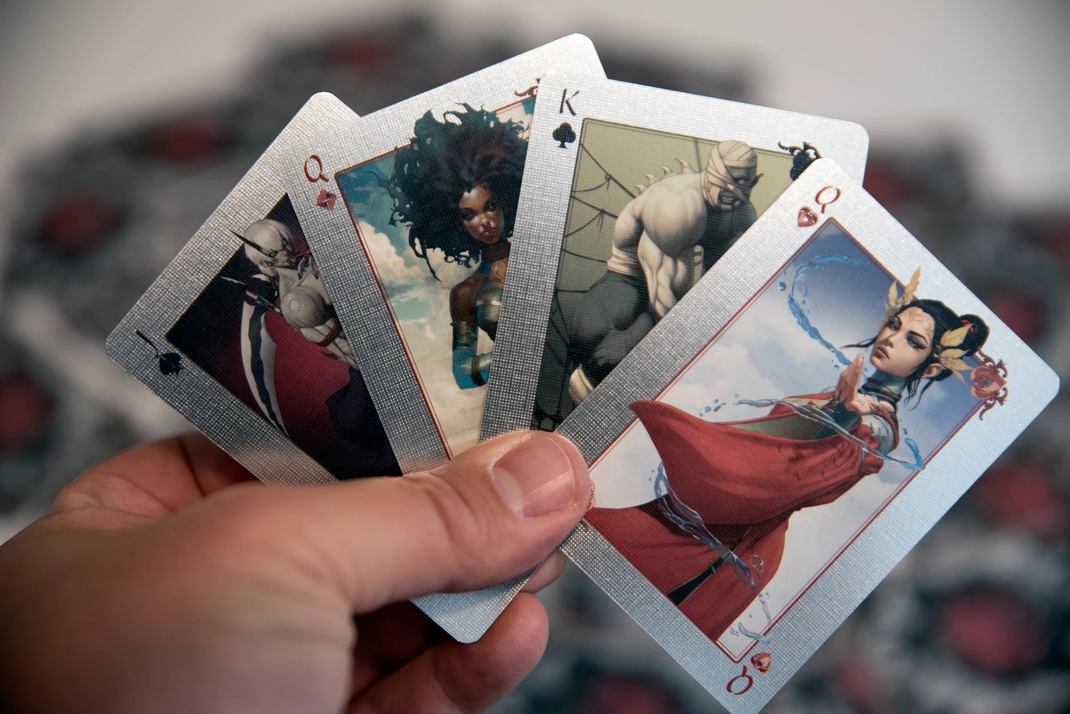 War of Realms Gilded Daya Special Edition Playing Cards - Premium Collectible Deck for Card Games, Magic Tricks & Gift Giving