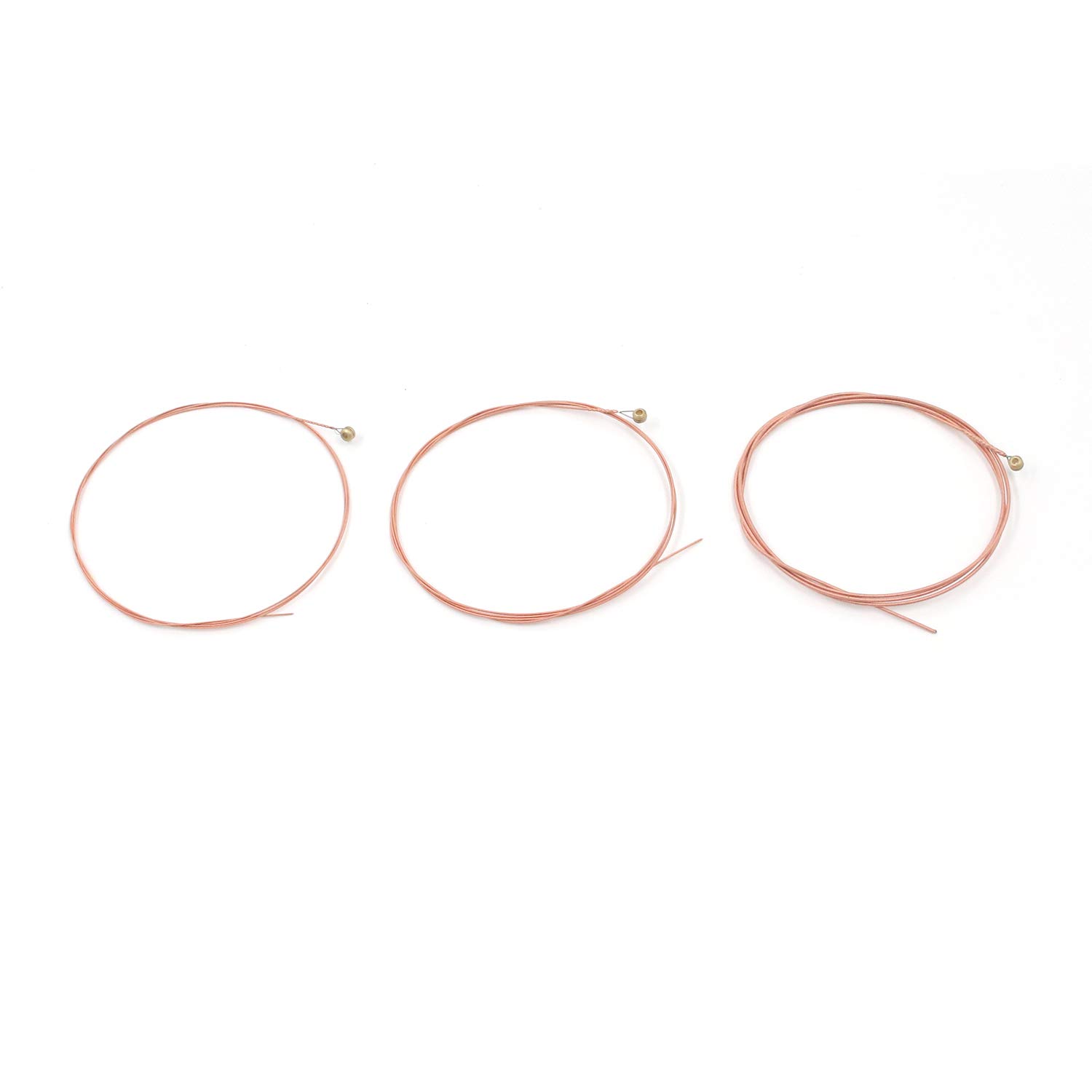 **Geesatis 2 Sets of 6 Acoustic Guitar Strings - Steel Replacement Strings (E-1st, B-2nd, G-3rd, D-4th, A-5th, E-6th) - Rose Red & Silver for Clear, Bright Tone - Perfect for Beginners & Professionals, Live Performances & Studio Recording**