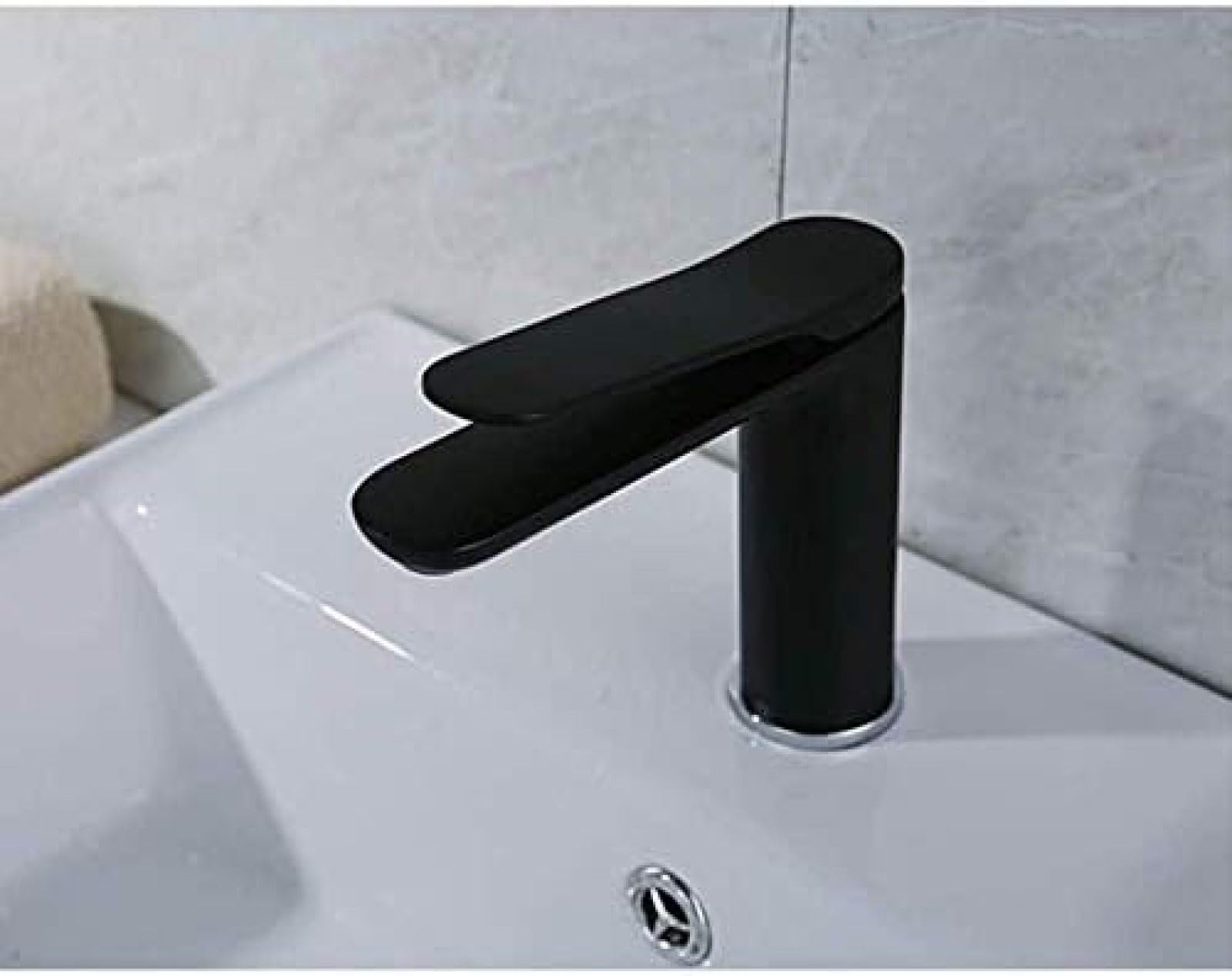 CRJUS Matte Black Single Handle Kitchen Faucet - Modern High Arc Pull Down Sprayer Sink Tap with Hot & Cold Water - Perfect for Farmhouse, RV, Bar, and Bathroom Sinks
