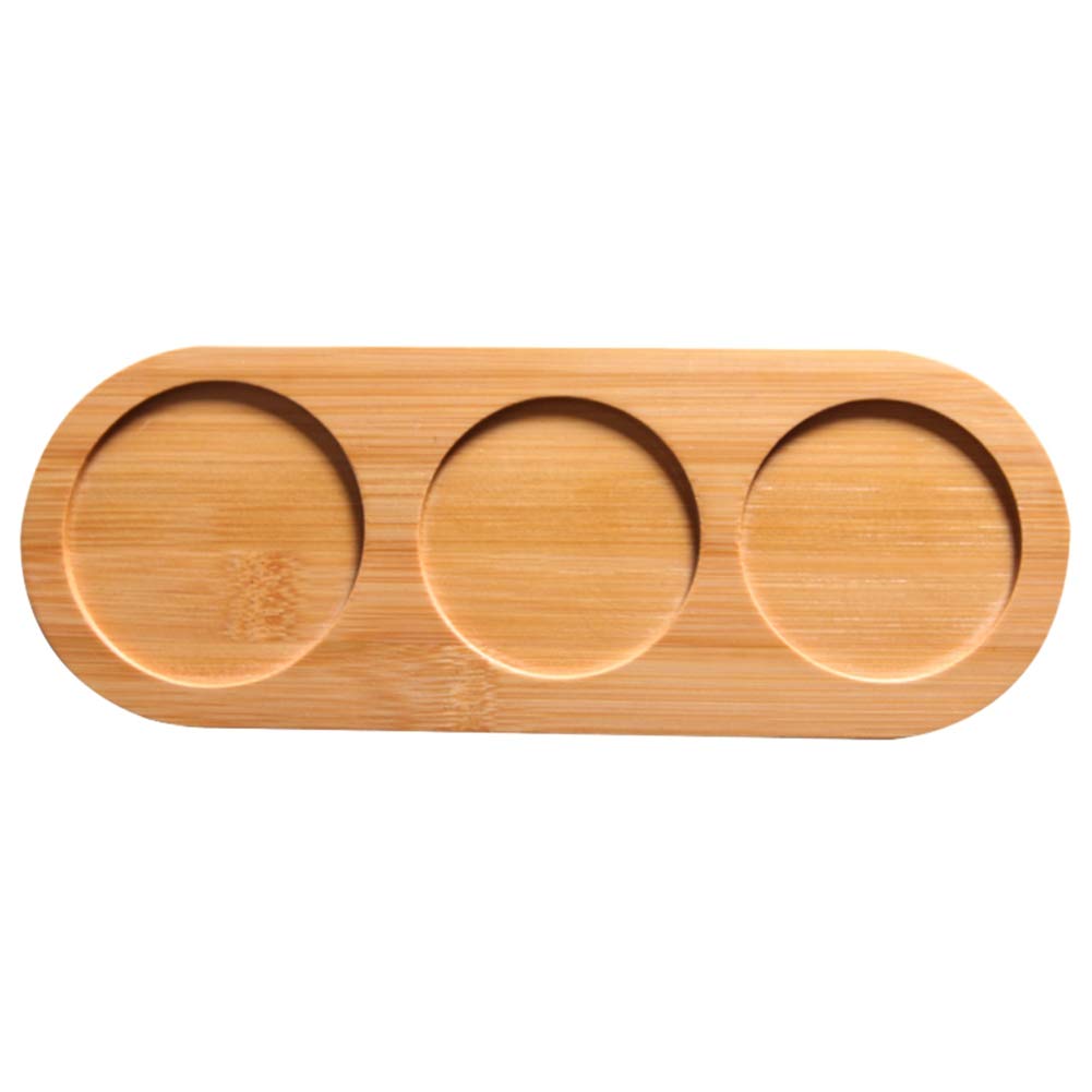 Handmade Bamboo Kitchen Tray - Decorative Serving Tray for Salt & Pepper Shakers, Spice Storage & Countertop Organization | Perfect for Dining Table Centerpiece, Coffee Bar Display & Kitchen Decor