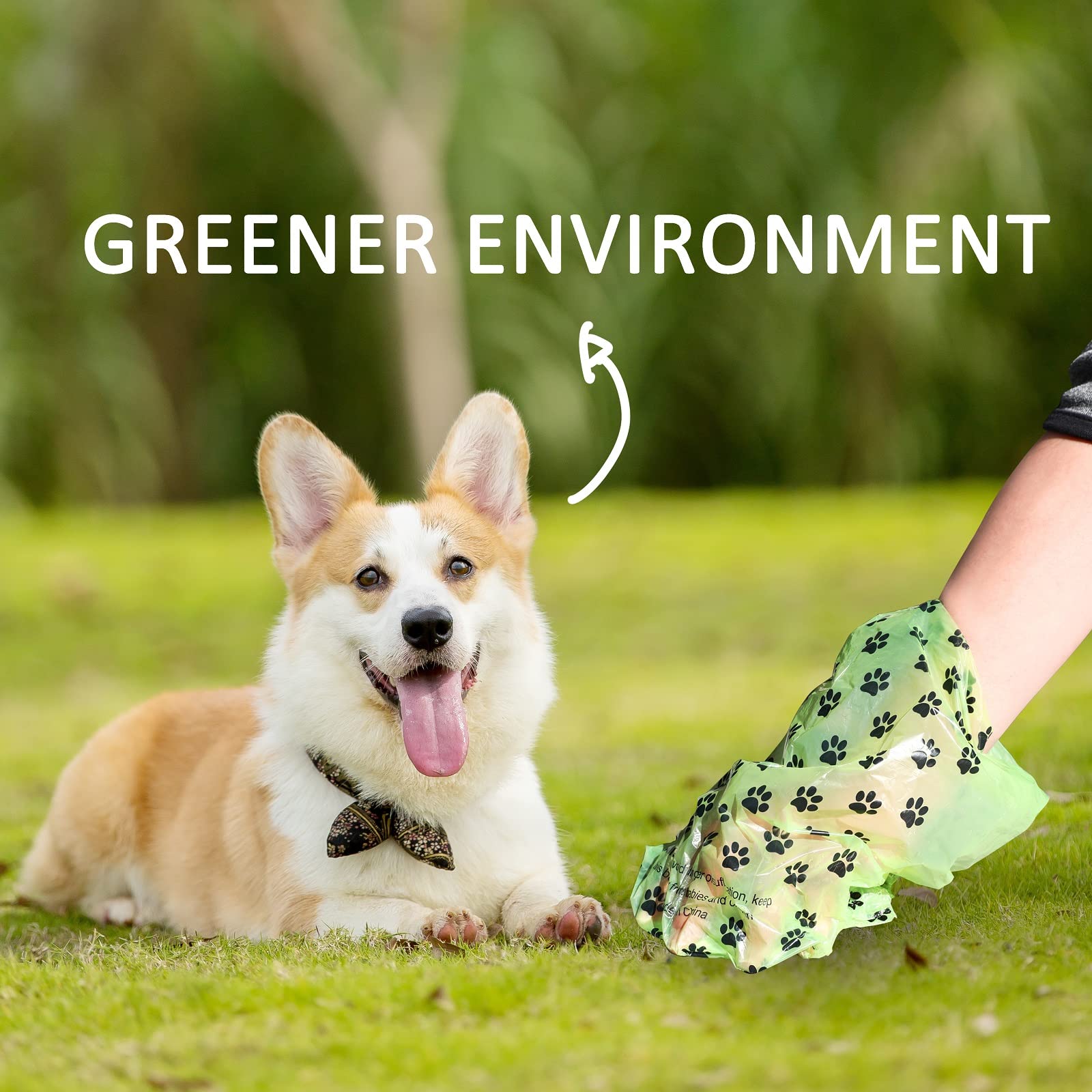 **Eco-Friendly Dog Poop Bags with Dispenser – 240 Count (16 Rolls) – Leak-Proof, Durable & BPA-Free – Large 9x13 Inches – EPI Technology – Perfect for Walks, Parks & Travel**
