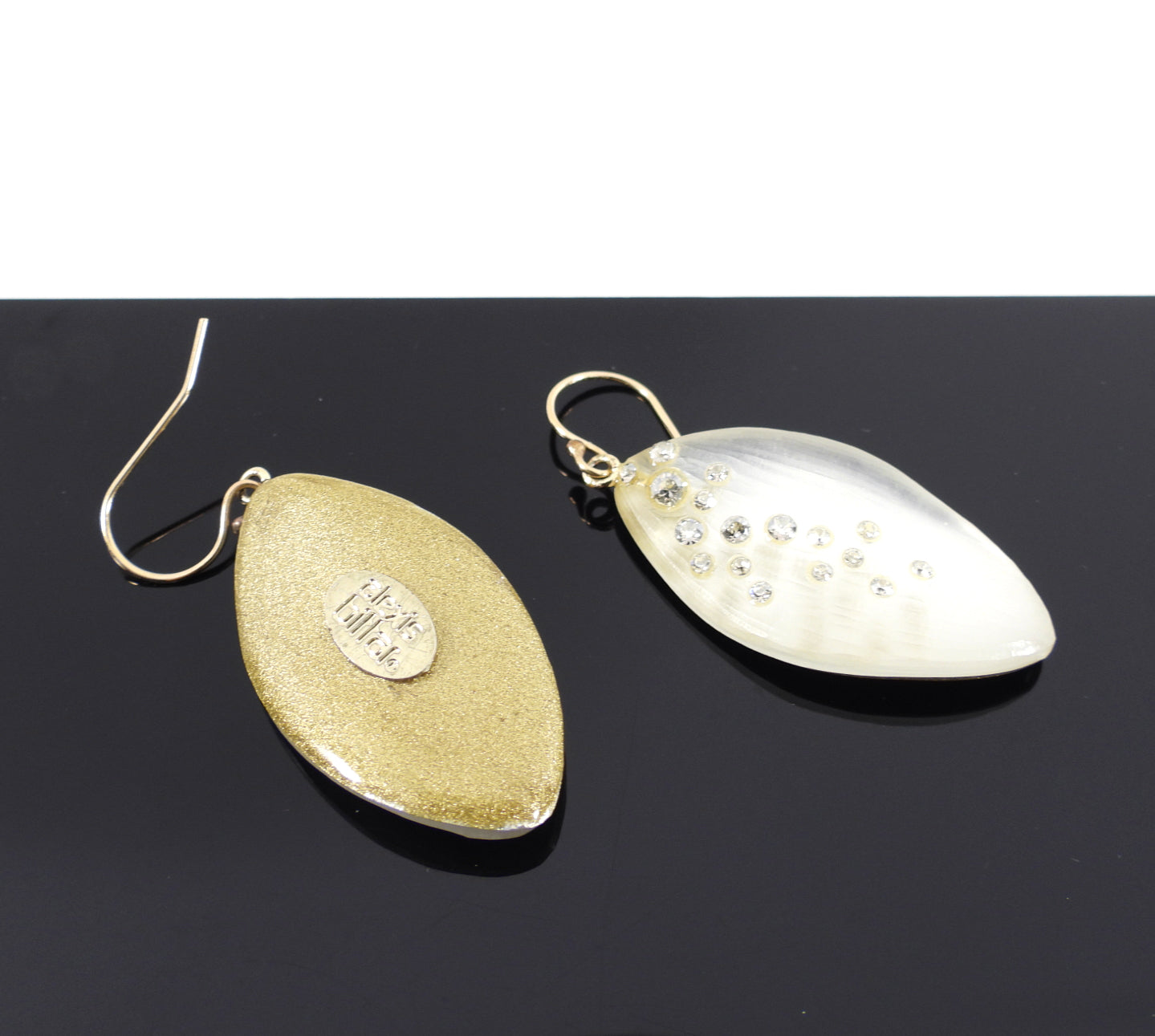 Alexis Bittar Clear Acrylic Resin Jewel Drop Earrings for Women - Elegant Dangle Earrings for Party, Wedding & Evening Wear