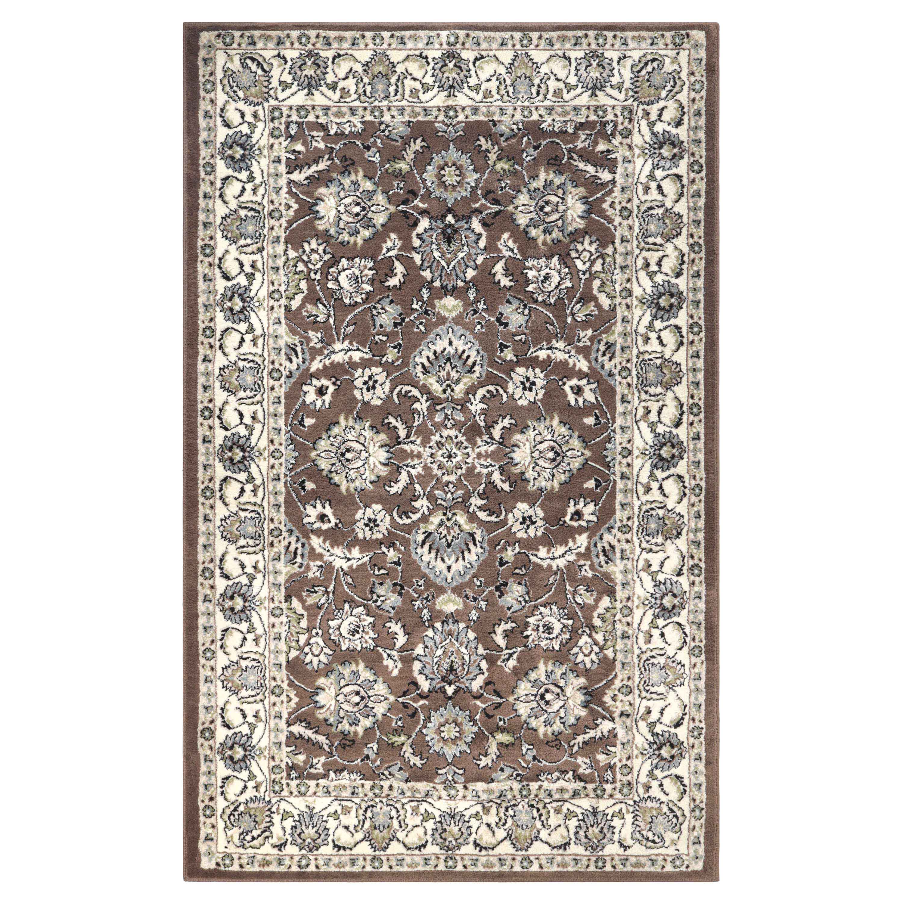 Lille Elegant Floral Indoor Area Rug - Non-Slip Soft Living Room Carpet Runner for Bedroom, Hallway & Entryway Decor