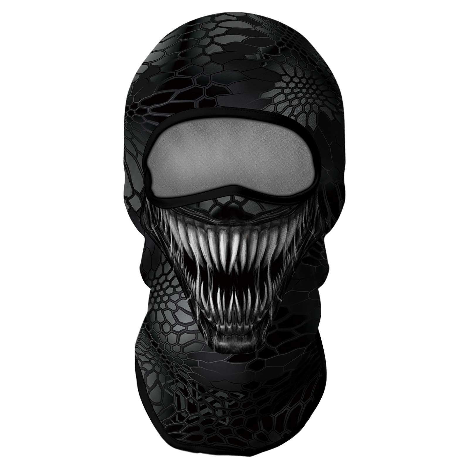 Venswell 3D Balaclava Ski Mask - Cool Skull & Animal Full Face Mask for Cycling, Motorcycle, Halloween Costume - Winter Sports, Outdoor Activities & Cosplay