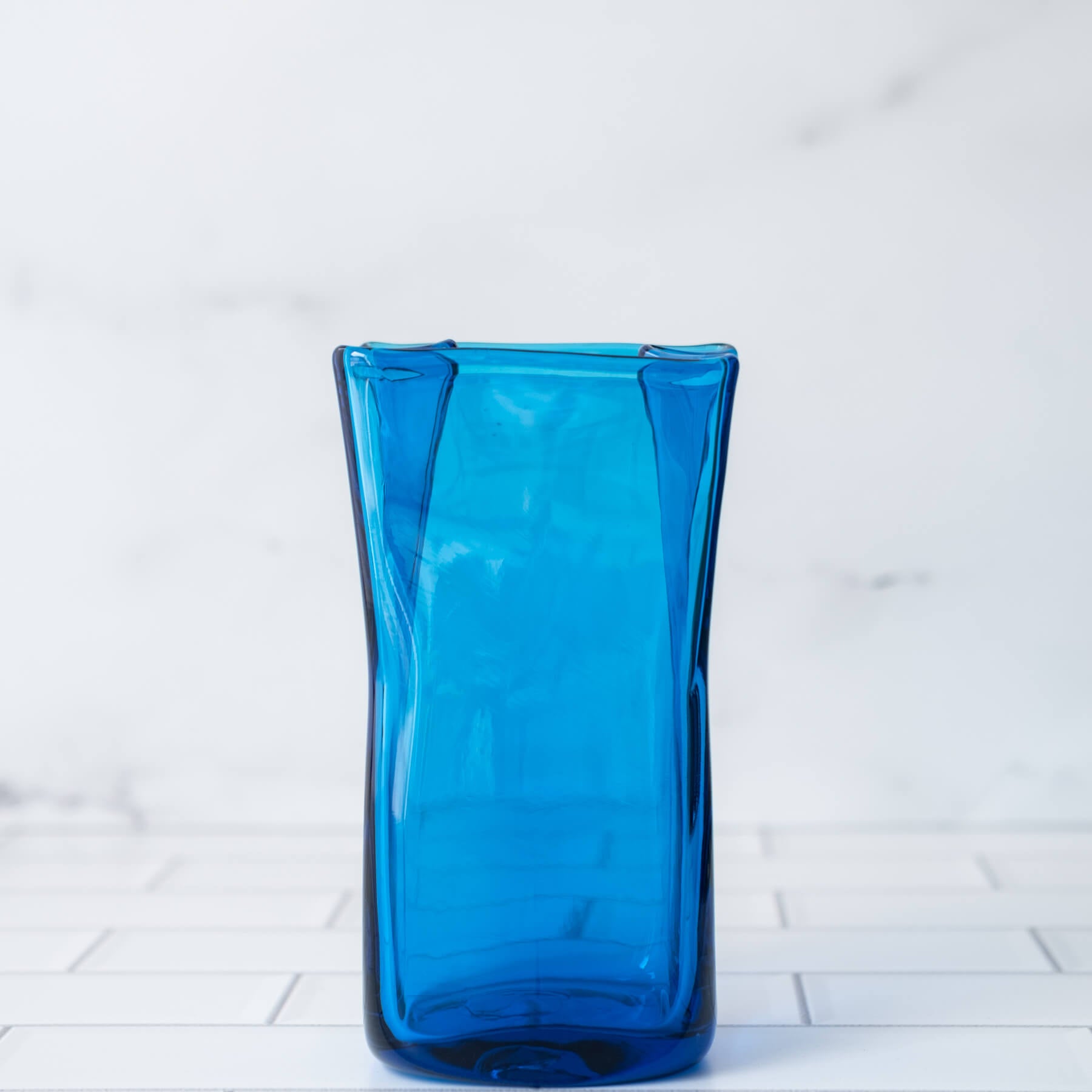 8813S Small Paper Bag Vase - Eco-Friendly Decorative Holder for Flowers, Candles & Gifts - Turquoise Color - Perfect for Weddings, Home Decor & Party Centerpieces