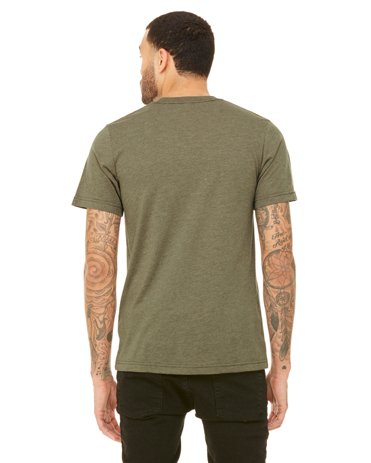 Bella + Canvas 3001CVC Unisex Heather CVC Crew Neck T-Shirt - Soft Cotton Blend Tee for Men & Women - Perfect for Casual Wear, Screen Printing & Everyday Outfits