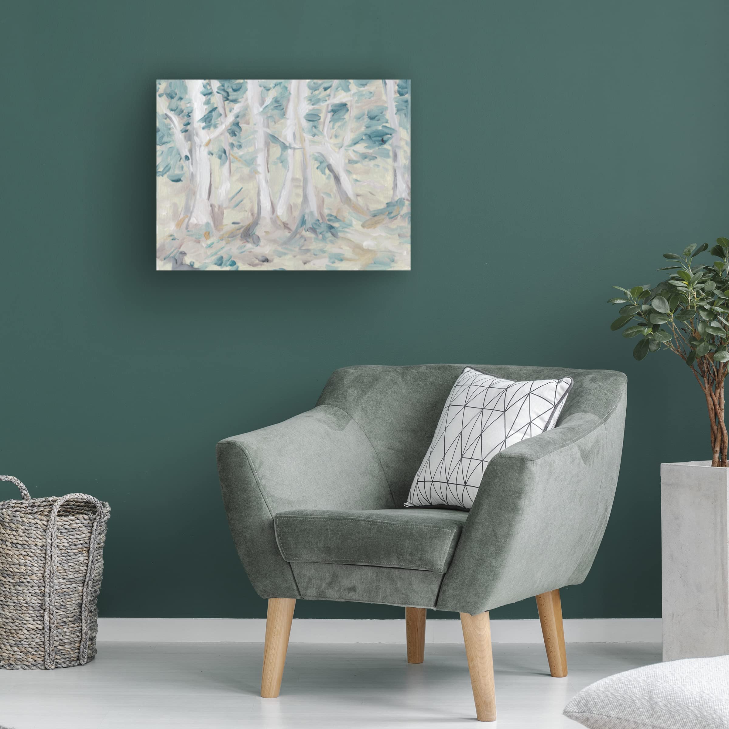 Trademark Fine Art 'Misty Autumn Forest I' Canvas Wall Art Print by Melissa Wang - Perfect for Living Room, Bedroom & Office Decor