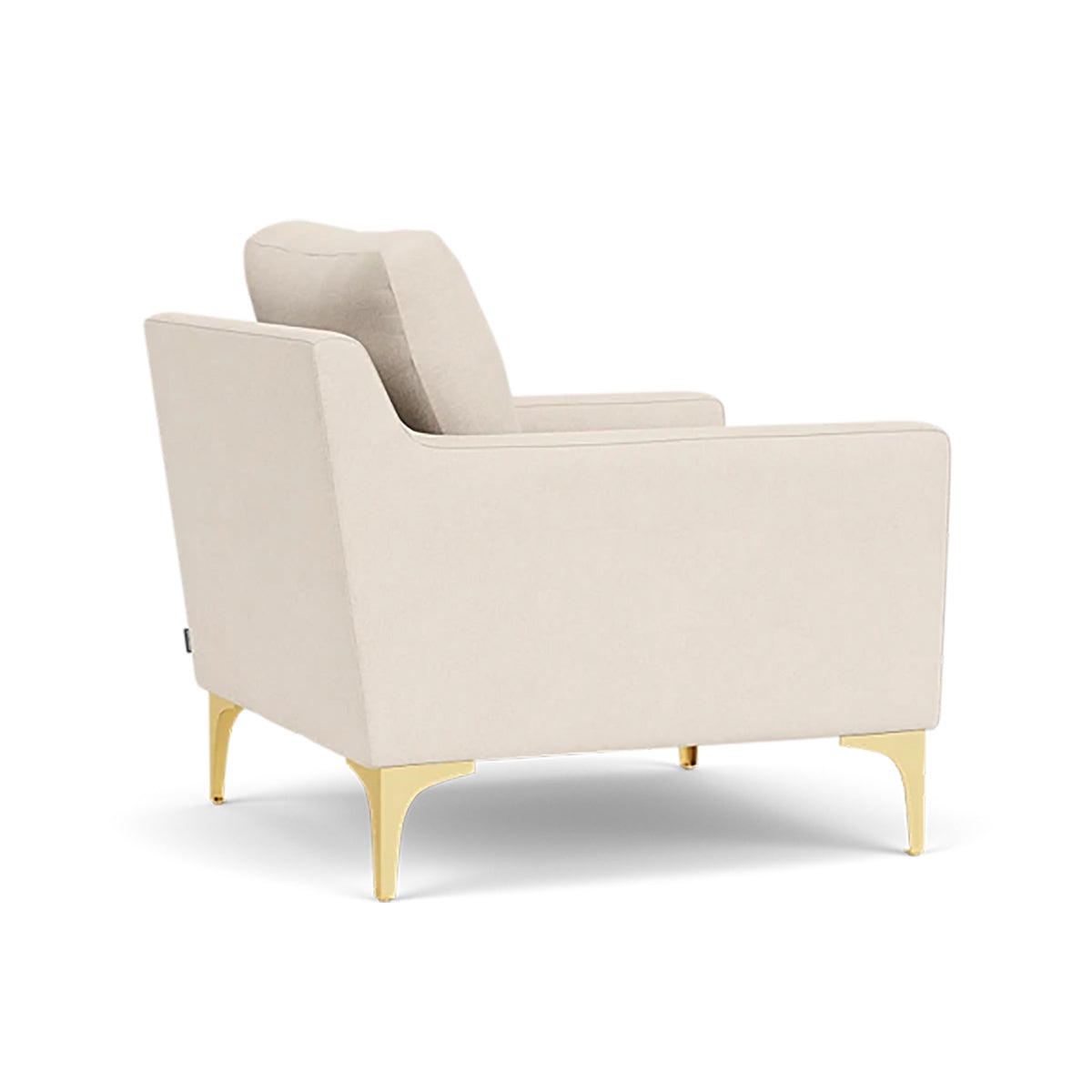 Astha Fabric Armchair - Modern Upholstered Accent Chair for Living Room, Bedroom & Office - Comfortable Lounge Chair with Soft Fabric & Sturdy Frame