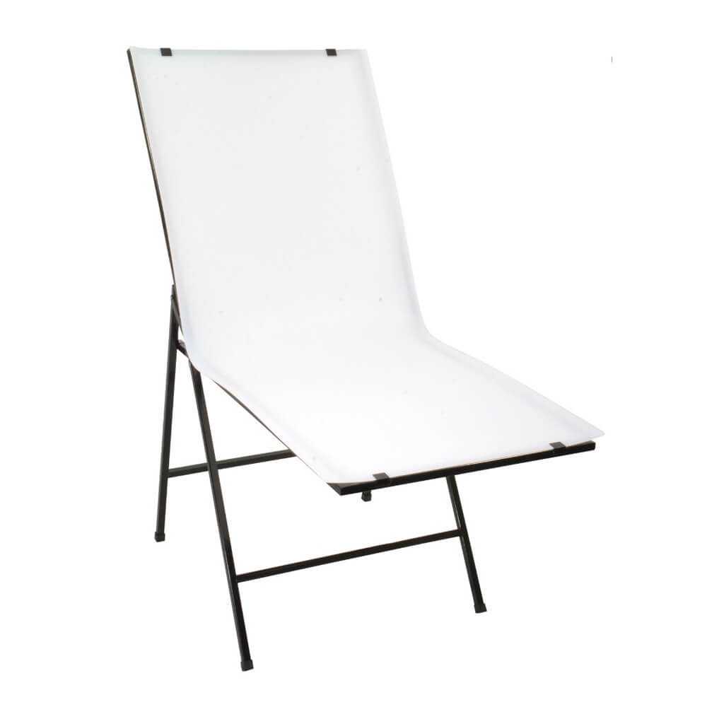 Professional 60x130cm Still Life Photography Backdrop Kit with PVC Drop & Clamps - Perfect for Product, Jewelry, and Food Photography