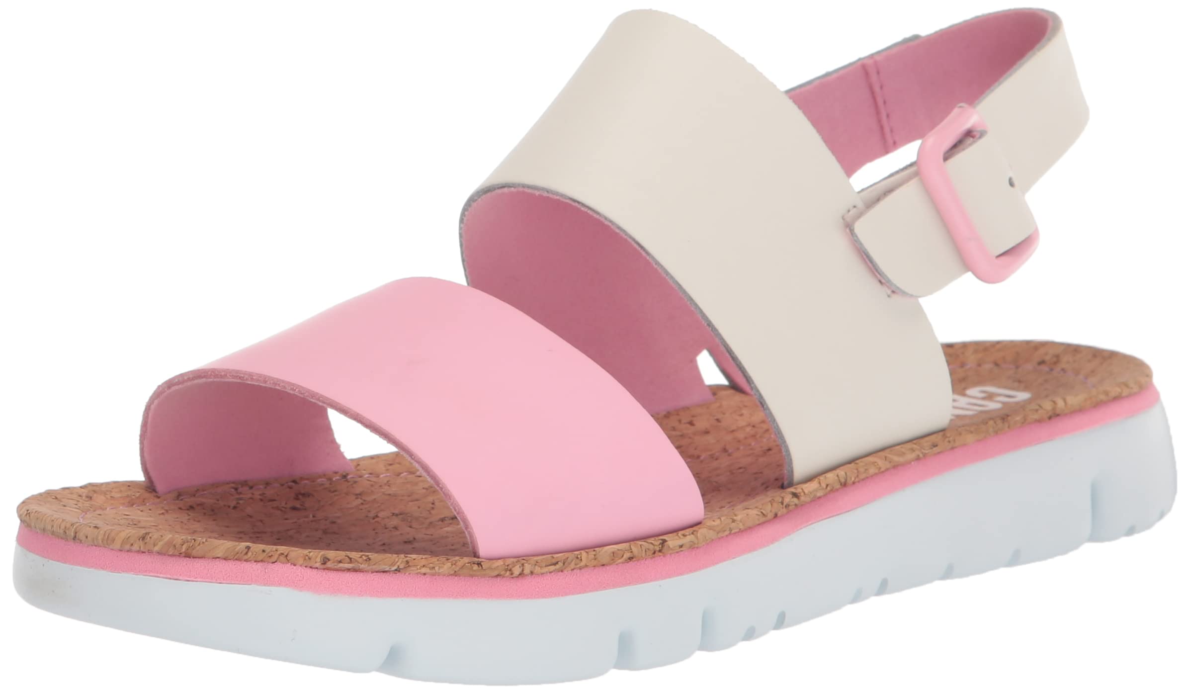 Camper Women's Comfortable Flat Sandals - Lightweight & Breathable Summer Shoes for Walking, Beach, and Casual Outfits