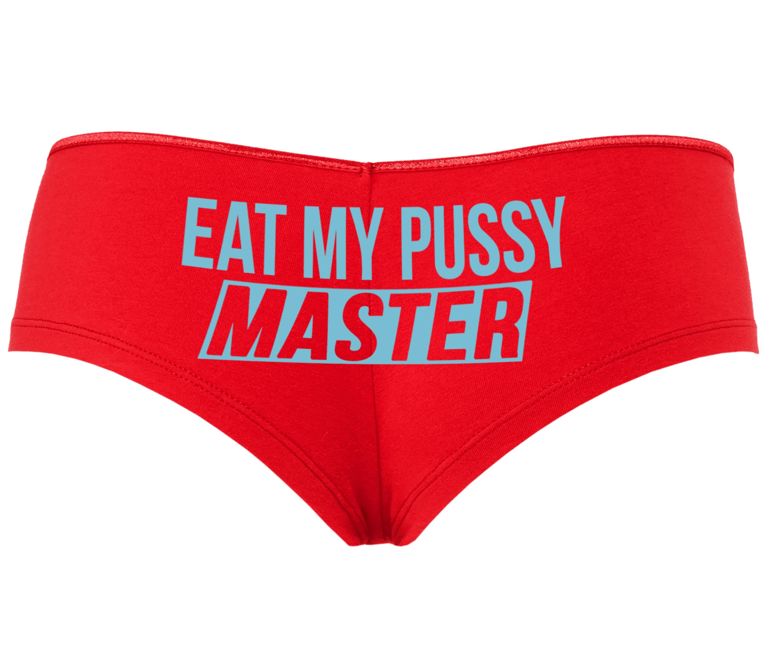 Sexy Red Boyshort Panties for Women - Lingerie for Oral Sex & Playful Moments - Perfect for Roleplay, Valentine's Day & Spicy Date Nights