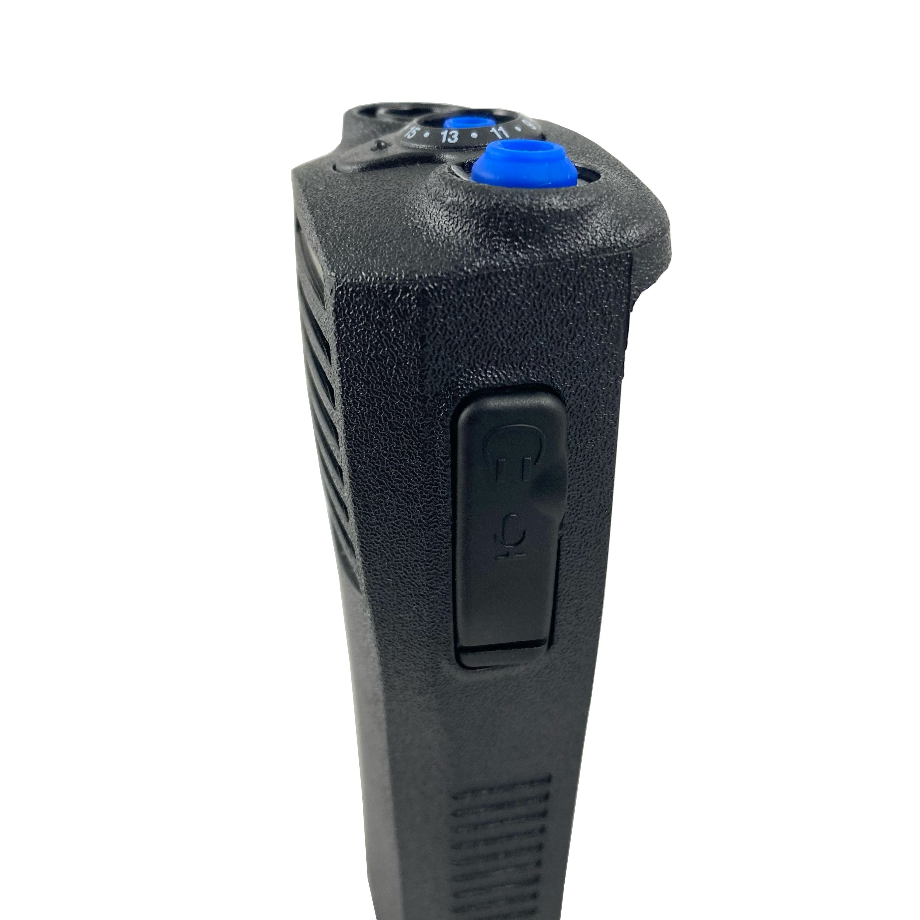 MaximalPower Replacement Front Cover Housing for Motorola CP200 Two-Way Radio - Walkie Talkie Outer Shell Case with Buttons, PTT & Channel Stickers - Perfect for Repair, Refurbishment & Professional Communication Use