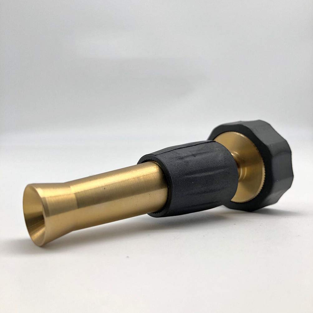 **Heavy Duty Aluminum Alloy Garden Hose Nozzle - 4 Inch Water Sprayer with Adjustable Spray Patterns for Lawn, Plants & Car Washing**