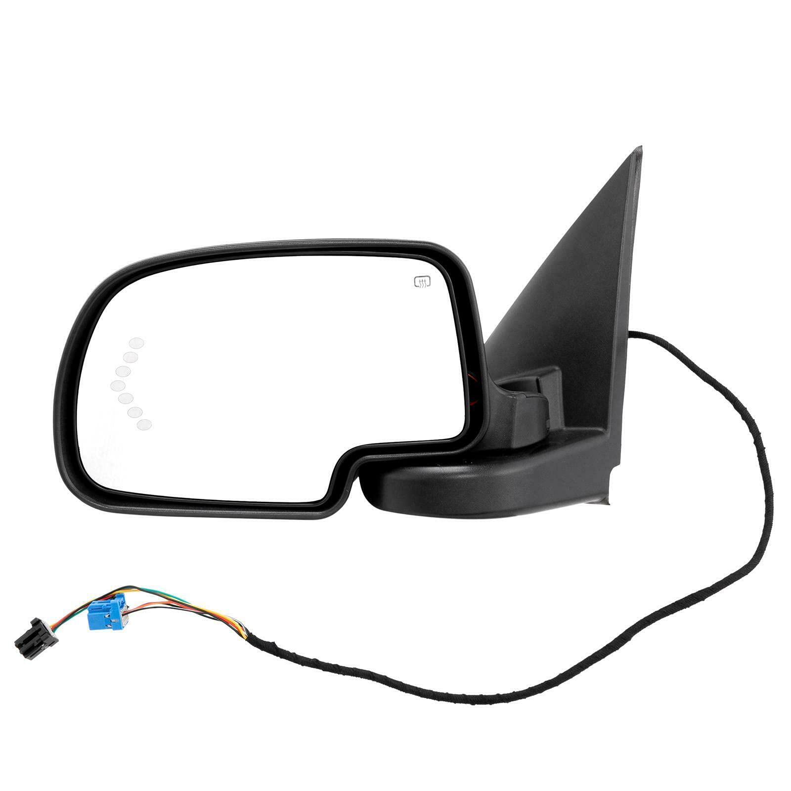 Motorhot Side View Mirrors Replacement for 2003-2007 Chevy Silverado 1500/2500/3500, Suburban, Tahoe & GMC Sierra 1500/2500/3500, Yukon - Driver & Passenger Side - Perfect for Off-Roading, Towing & Daily Commuting