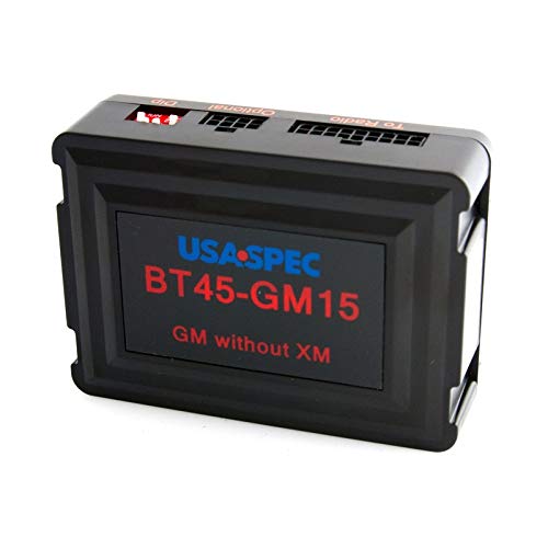 BT45-GM15 Bluetooth Adapter for GM Class 2 Radios - Wireless Music Streaming & Hands-Free Calling - Compatible with Non-XM Satellite Radio Vehicles - Perfect for Commuting & Road Trips