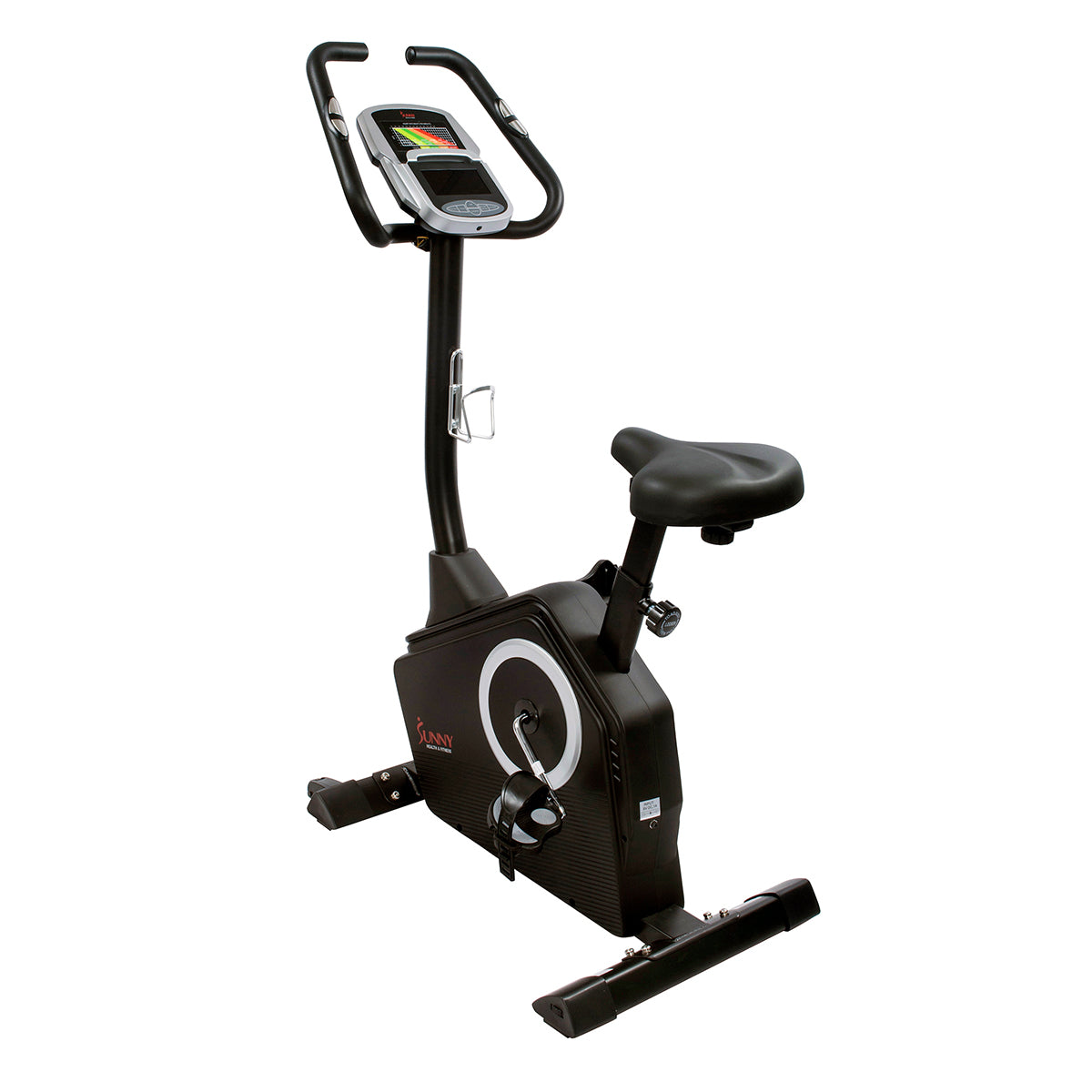 Magnetic Upright Programmable Exercise Bike with Heart Rate Monitor - Home Gym Cardio Workout Equipment for Weight Loss & Fitness Training