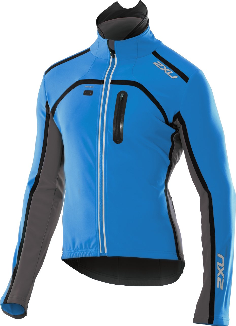 2XU Men's Sub Zero Cycling Jacket - Lightweight Windproof Thermal Bike Jacket for Cold Weather Riding | Perfect for Winter Cycling, Commuting & Outdoor Sports