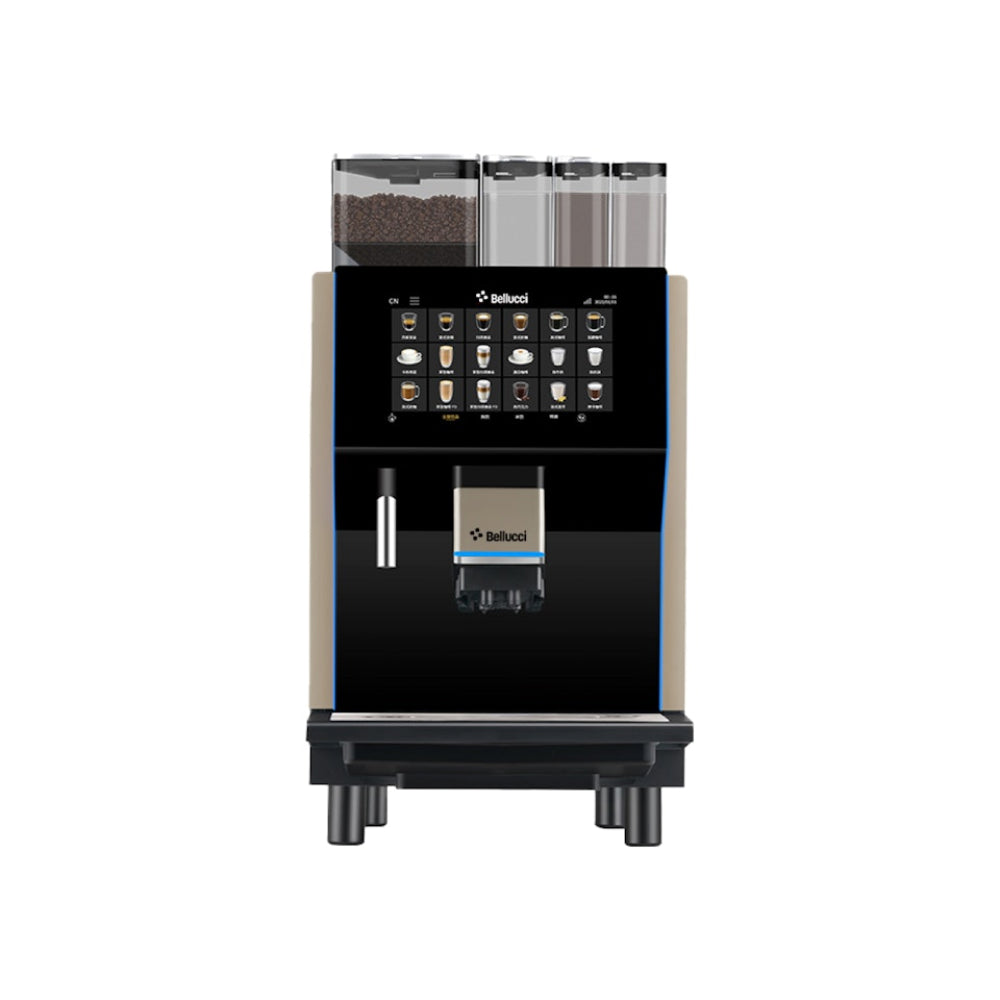 Bellucci Caffe Bar Automatic Espresso Machine - Premium Italian Coffee Maker for Home & Office Use - Perfect for Cappuccino, Latte & Espresso Lovers