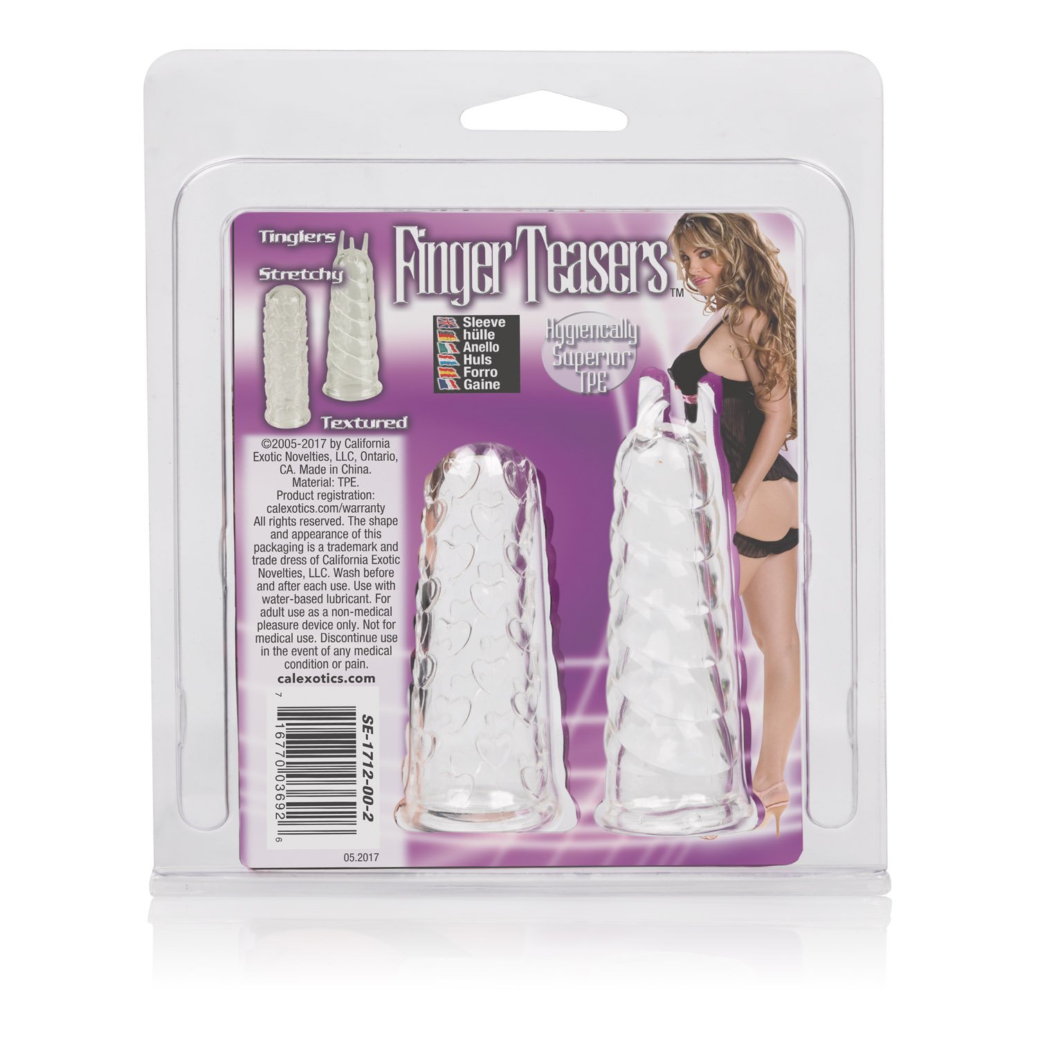CalExotics Finger Teaser Adult Toys for Couples - Hypoallergenic G Spot & Prostate Stimulator - Sensual Massager for Enhanced Intimacy & Solo Play - Perfect for Foreplay & Spicing Up Your Sex Life