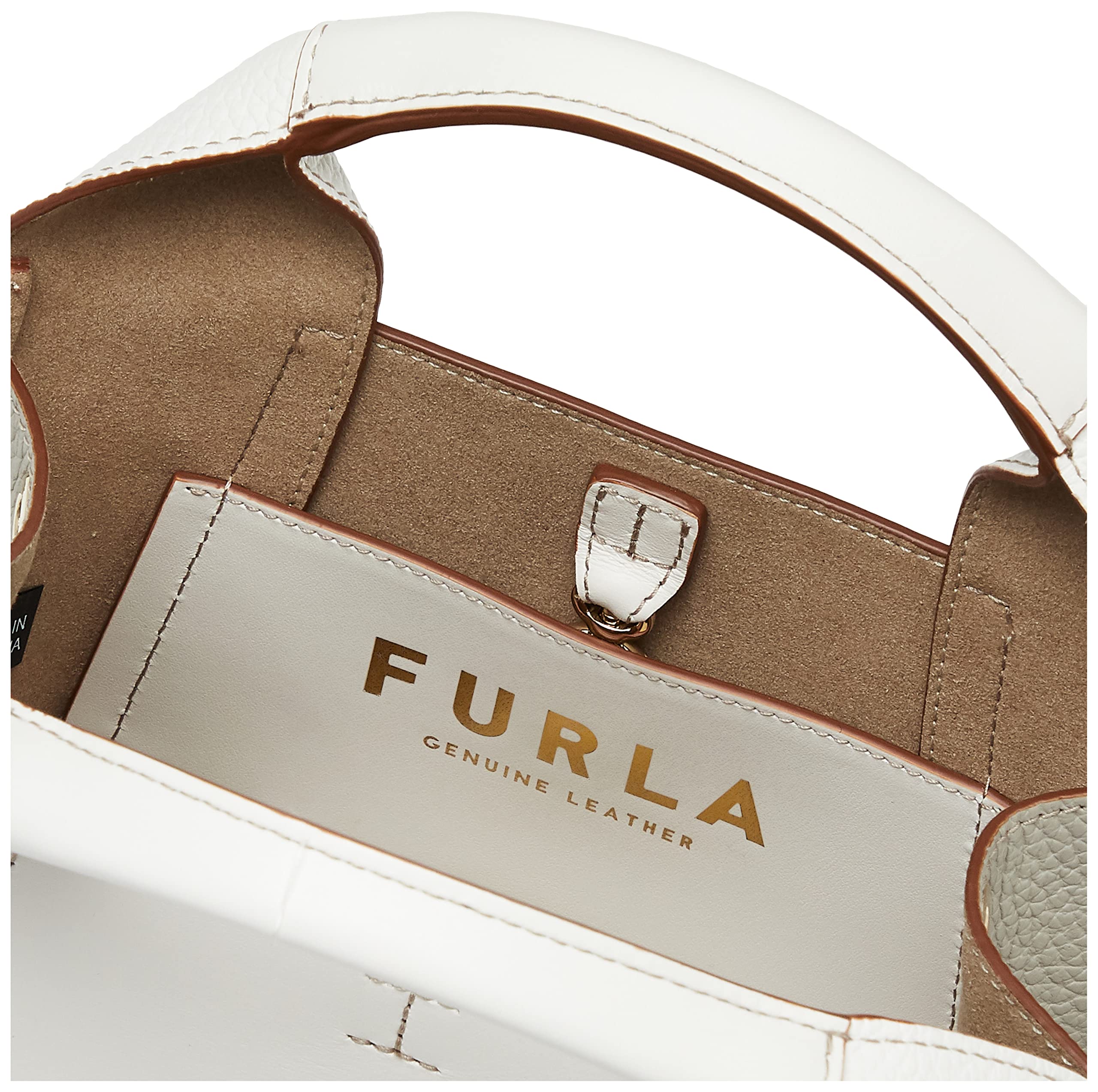 Furla Women's Leather Tote Bag - Stylish & Spacious Designer Handbag for Work, Travel & Everyday Use