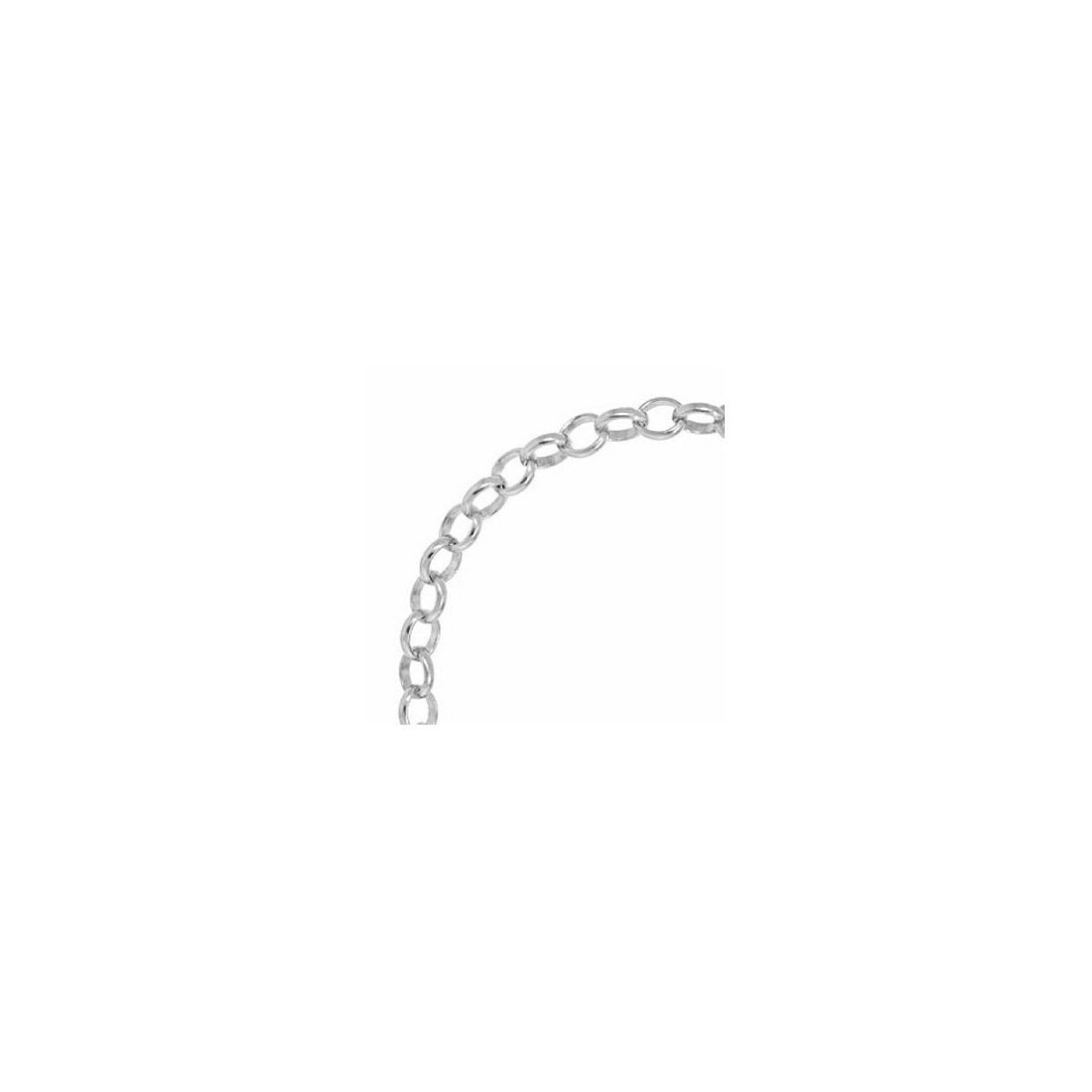 3.7MM Rolo Chain .925 Solid Sterling Silver Necklace - 7 to 24 Inches Adjustable Length for Women & Men - Perfect for Layering, Gifting & Everyday Wear