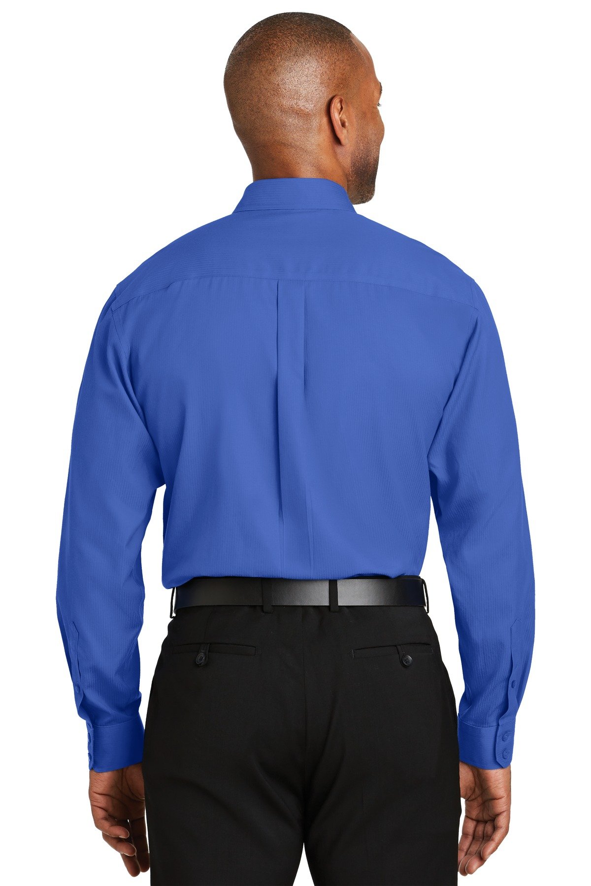 Red House Men's Dobby Non-Iron Button Down Dress Shirt - Premium Wrinkle-Free Formal & Business Attire for Office, Wedding & Special Occasions